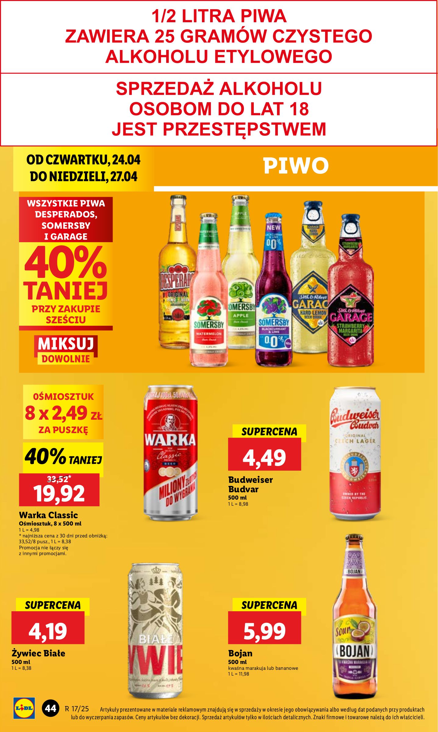 lidl - Lidl gazetka ważna od 24.04. - 27.04. - page: 48 lidl - Lidl gazetka ważna od 24.04. - 27.04. - page: 48