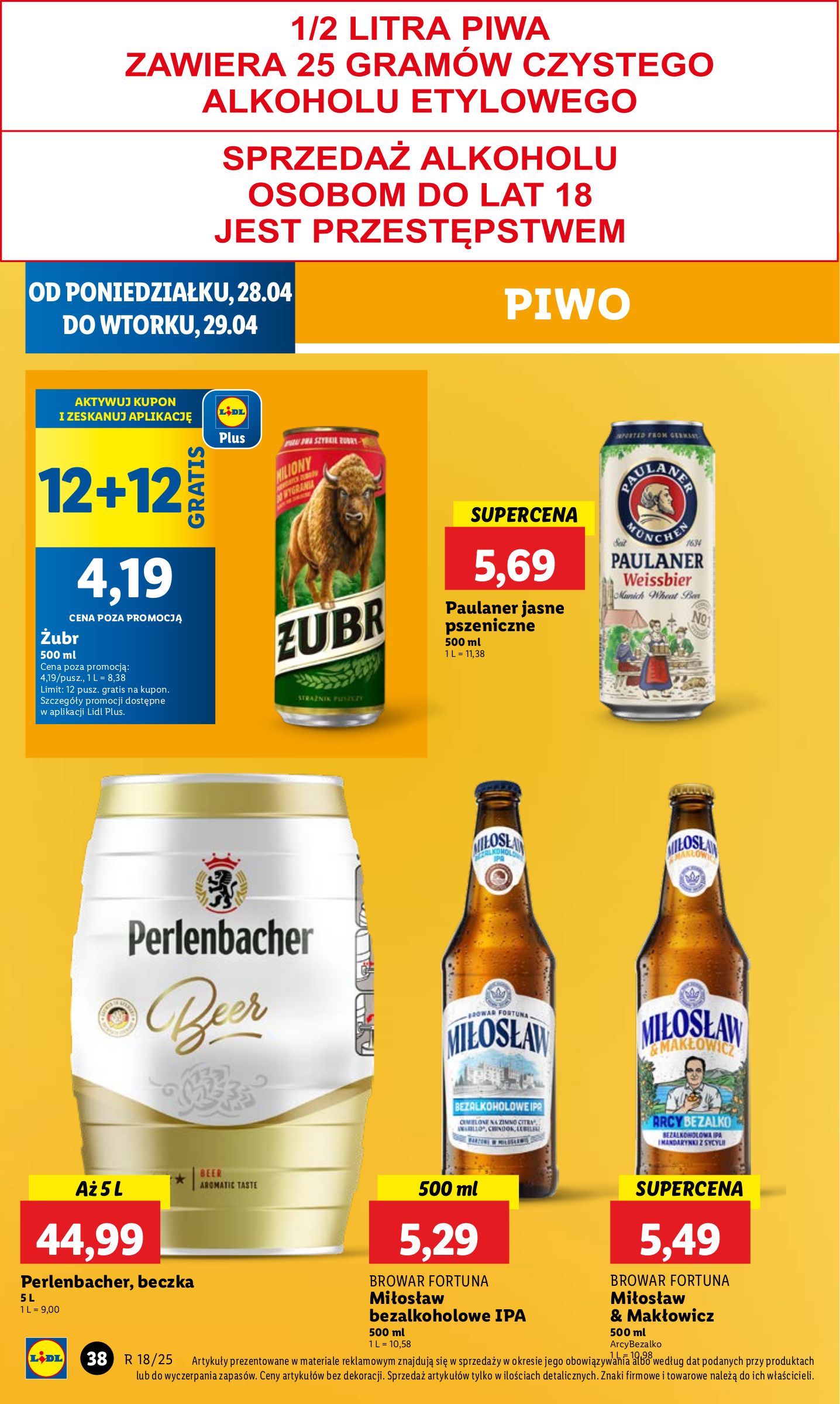 lidl - Lidl gazetka ważna od 28.04. - 29.04. - page: 38 lidl - Lidl gazetka ważna od 28.04. - 29.04. - page: 38