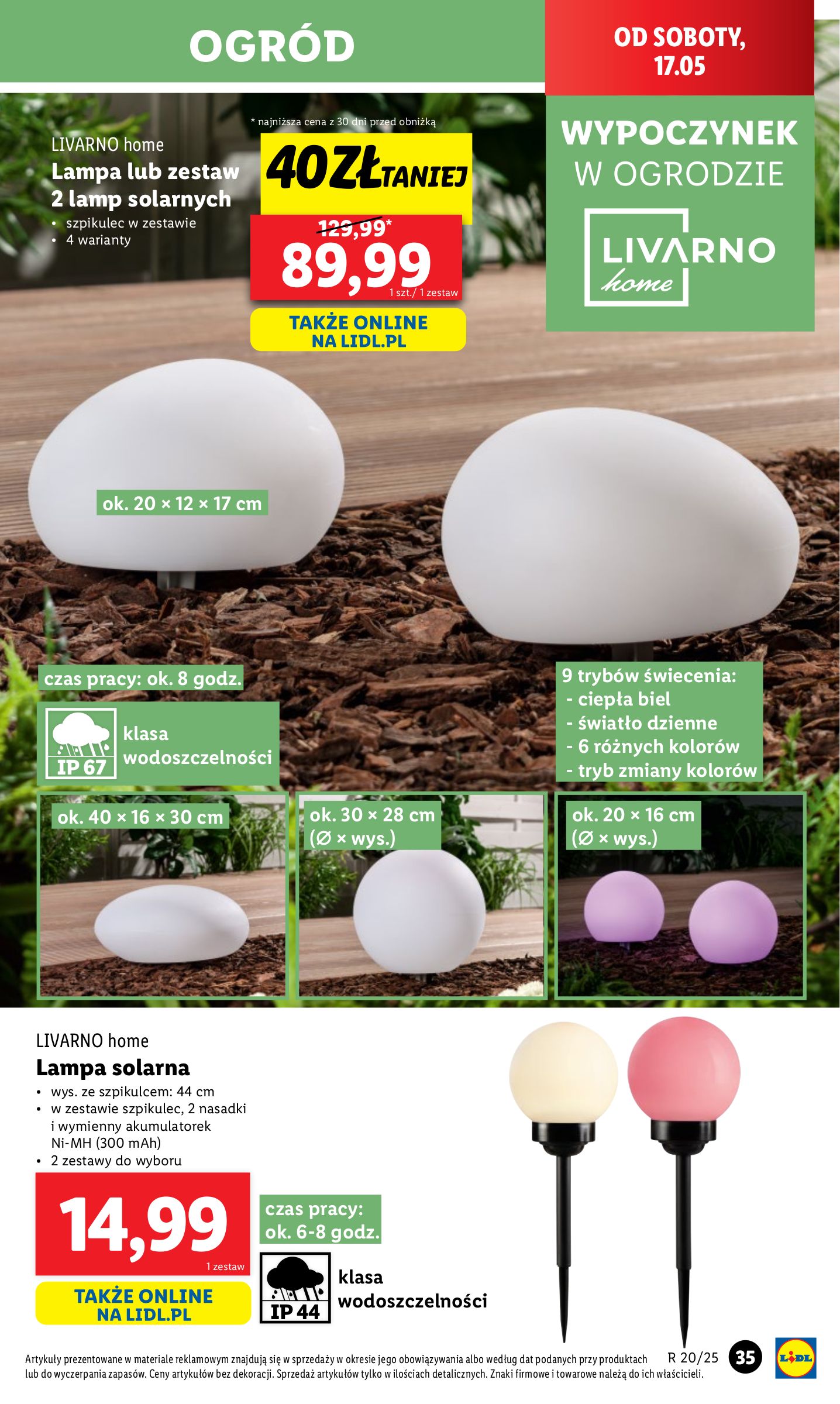 lidl - Lidl - Katalog Okazji gazetka ważna od 12.05. - 17.05. - page: 45 lidl - Lidl - Katalog Okazji gazetka ważna od 12.05. - 17.05. - page: 45