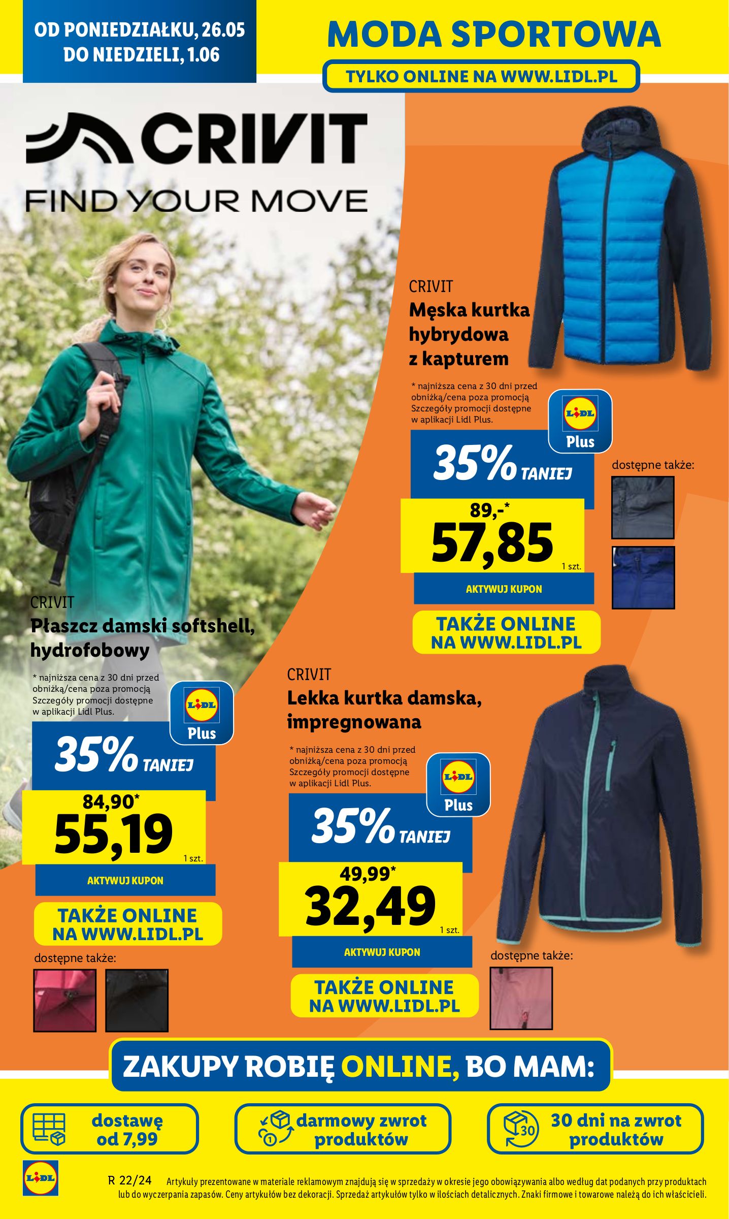 lidl - Lidl - Katalog Okazji gazetka ważna od 26.05. - 31.05. - page: 18 lidl - Lidl - Katalog Okazji gazetka ważna od 26.05. - 31.05. - page: 18