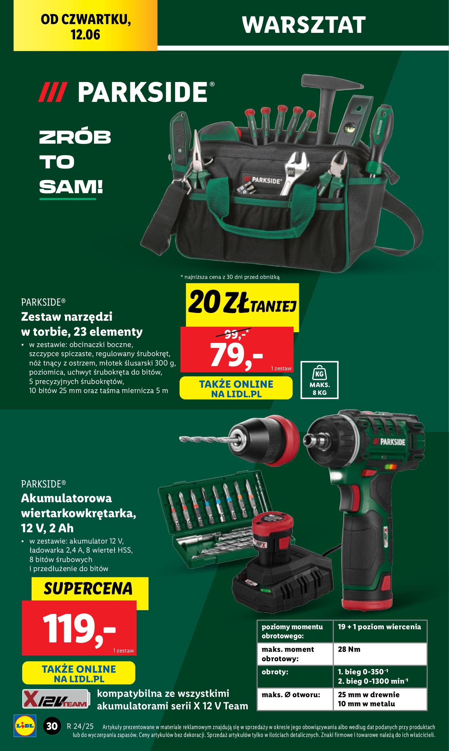 lidl - Lidl - Katalog Okazji gazetka ważna od 09.06. - 14.06. - page: 40 lidl - Lidl - Katalog Okazji gazetka ważna od 09.06. - 14.06. - page: 40
