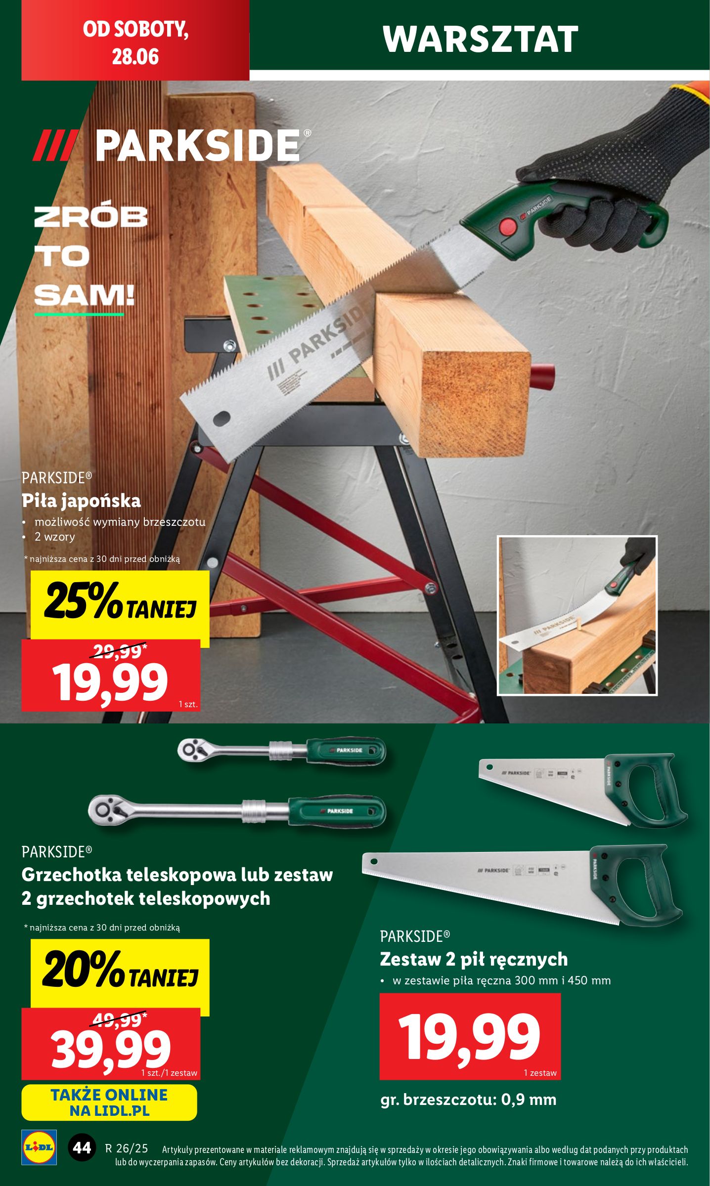 lidl - Gazetka Lidl - Katalog Okazji ważna od 23.06. - 29.06. - page: 46 lidl - Gazetka Lidl - Katalog Okazji ważna od 23.06. - 29.06. - page: 46