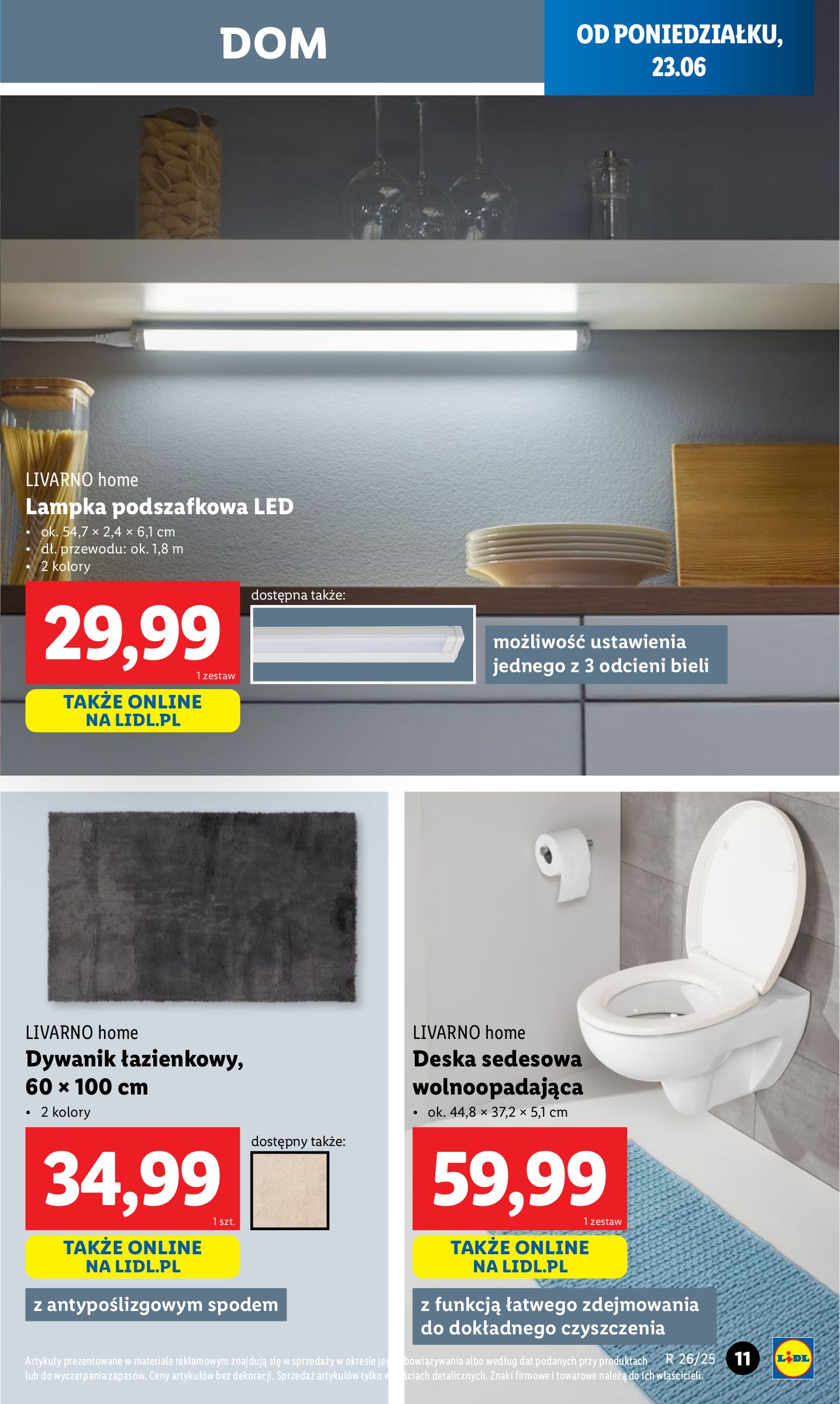 lidl - Gazetka Lidl - Katalog Okazji ważna od 23.06. - 29.06. - page: 11 lidl - Gazetka Lidl - Katalog Okazji ważna od 23.06. - 29.06. - page: 11