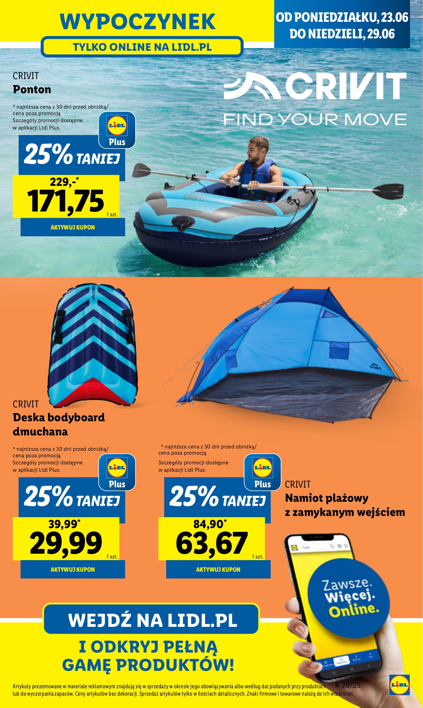lidl - Gazetka Lidl - Katalog Okazji ważna od 23.06. - 29.06. - page: 23 lidl - Gazetka Lidl - Katalog Okazji ważna od 23.06. - 29.06. - page: 23