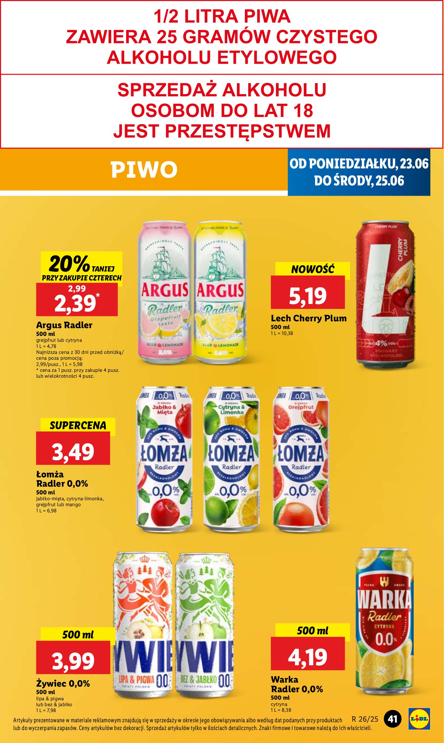 lidl - Gazetka Lidl ważna od 23.06. - 25.06. - page: 47 lidl - Gazetka Lidl ważna od 23.06. - 25.06. - page: 47