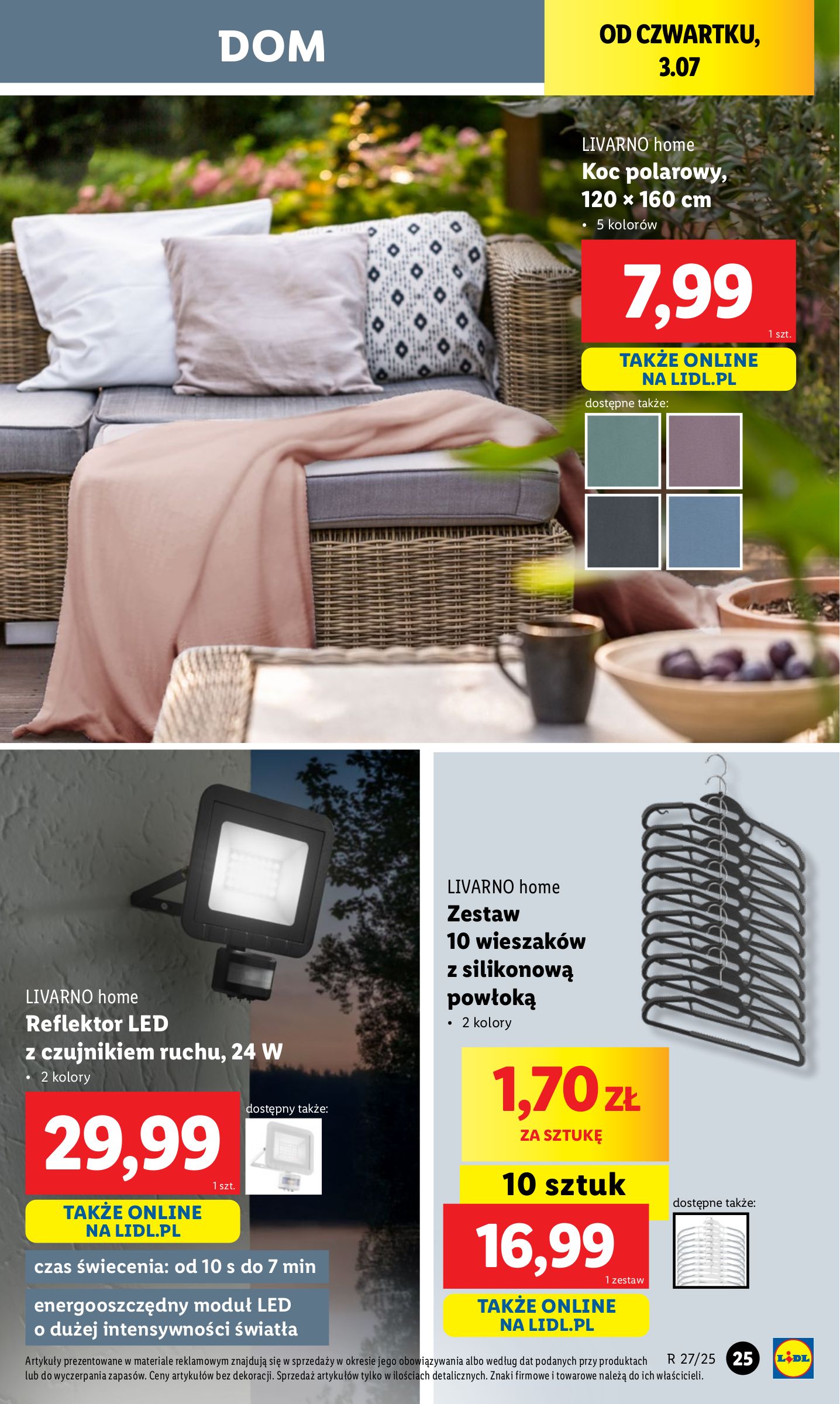 lidl - Gazetka Lidl - Katalog Okazji ważna od 30.06. - 05.07. - page: 25 lidl - Gazetka Lidl - Katalog Okazji ważna od 30.06. - 05.07. - page: 25