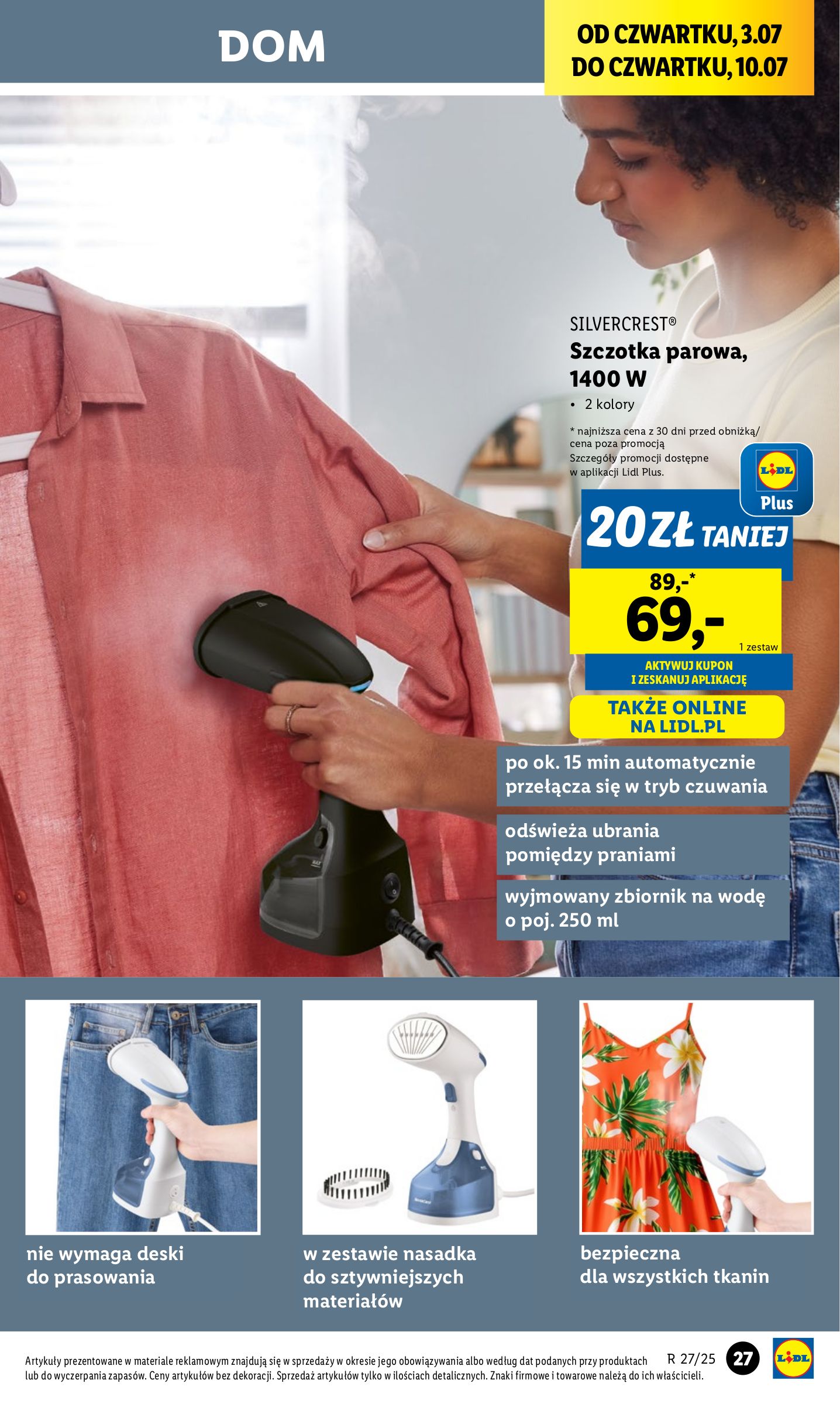 lidl - Gazetka Lidl - Katalog Okazji ważna od 30.06. - 05.07. - page: 27 lidl - Gazetka Lidl - Katalog Okazji ważna od 30.06. - 05.07. - page: 27