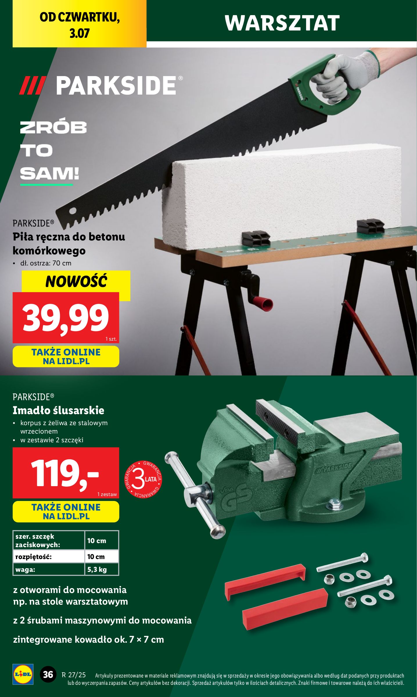 lidl - Gazetka Lidl - Katalog Okazji ważna od 30.06. - 05.07. - page: 38 lidl - Gazetka Lidl - Katalog Okazji ważna od 30.06. - 05.07. - page: 38