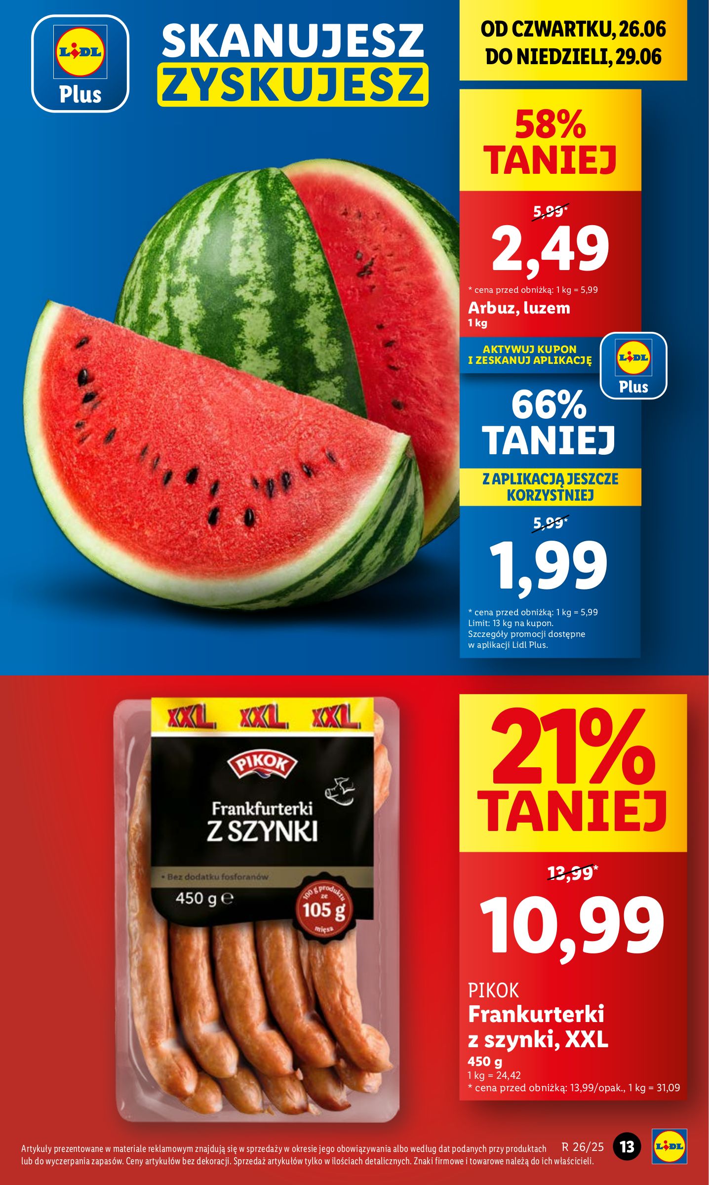 lidl - Gazetka Lidl ważna od 26.06. - 29.06. - page: 13 lidl - Gazetka Lidl ważna od 26.06. - 29.06. - page: 13