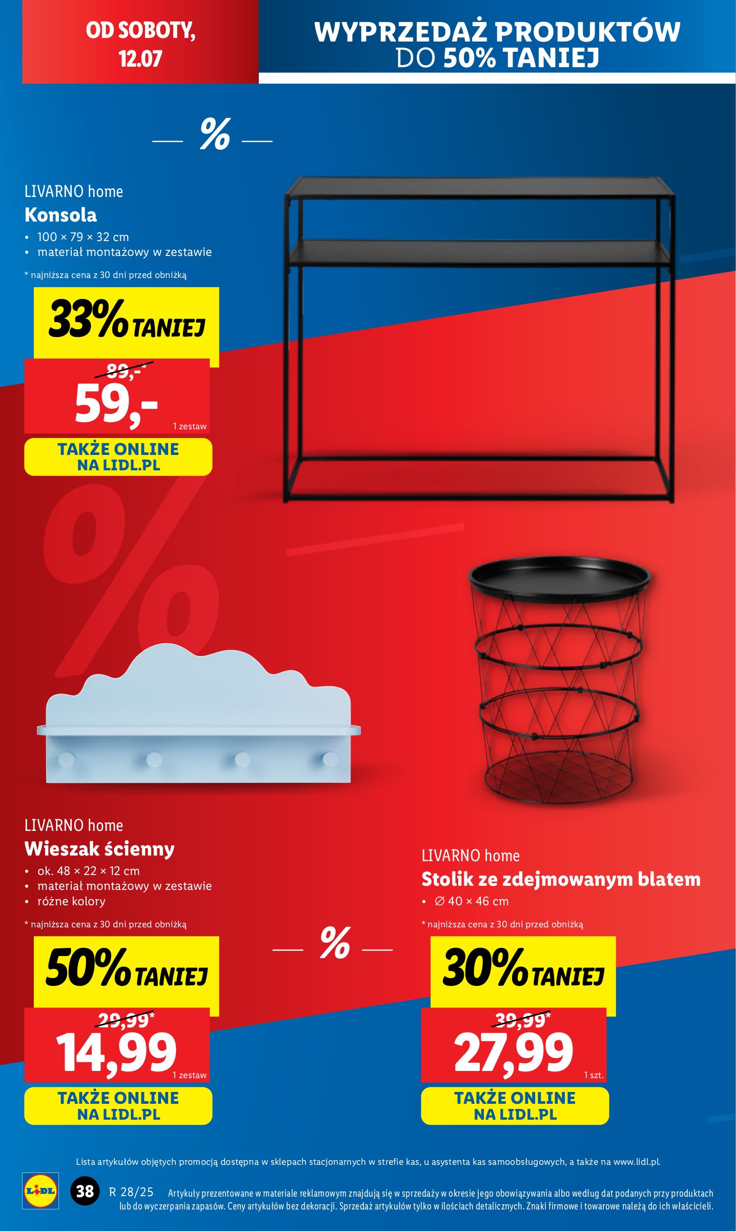 lidl - Gazetka Lidl - Katalog Okazji ważna od 07.07. - 12.07. - page: 40 lidl - Gazetka Lidl - Katalog Okazji ważna od 07.07. - 12.07. - page: 40