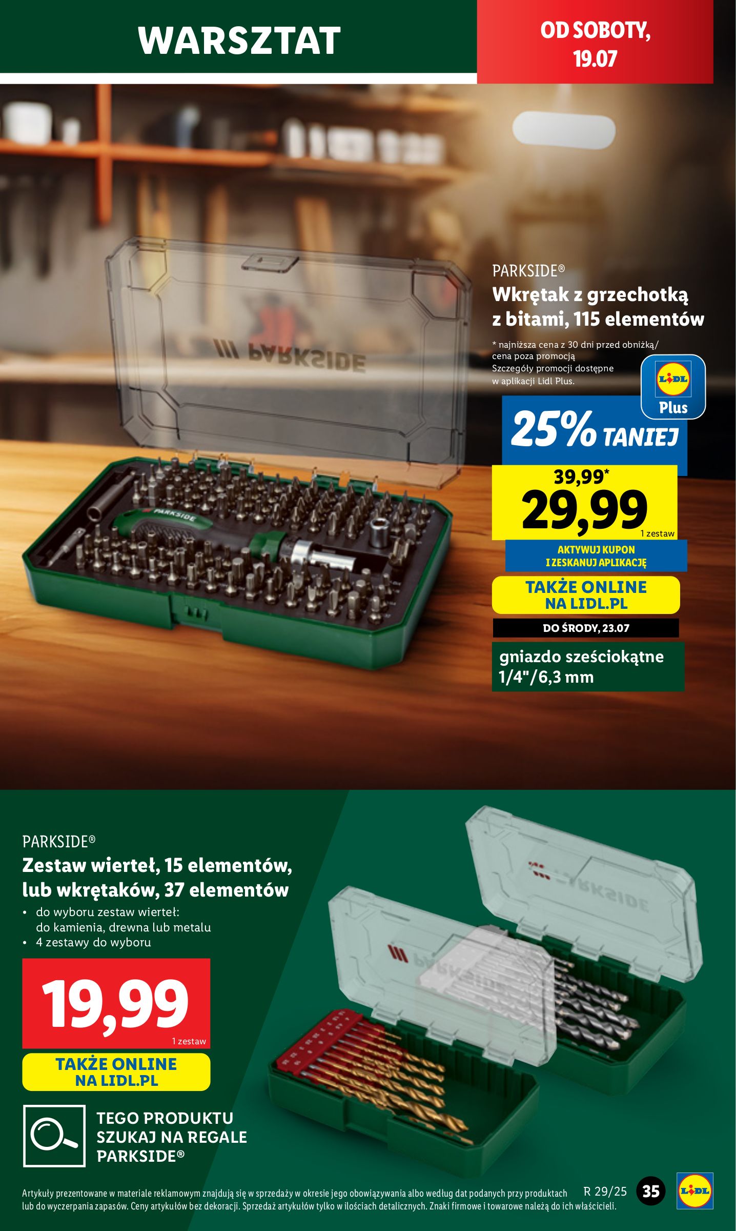 lidl - Gazetka Lidl - Katalog Okazji ważna od 14.07. - 19.07. - page: 45