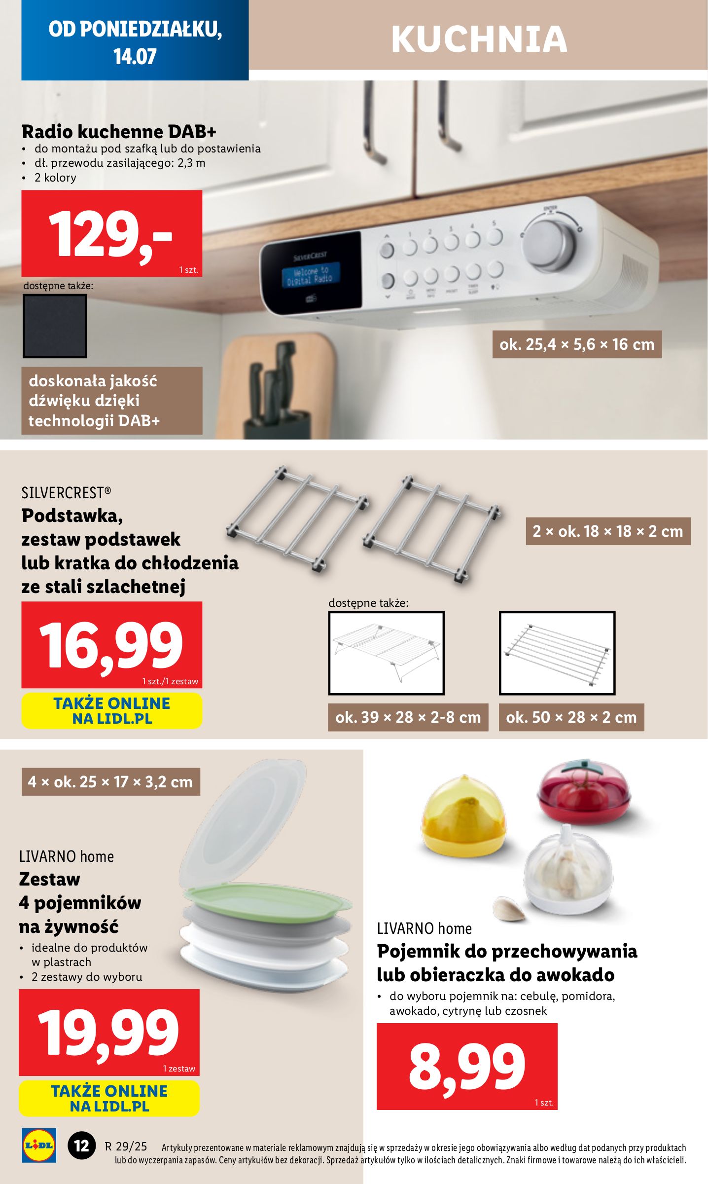 lidl - Gazetka Lidl - Katalog Okazji ważna od 14.07. - 19.07. - page: 14