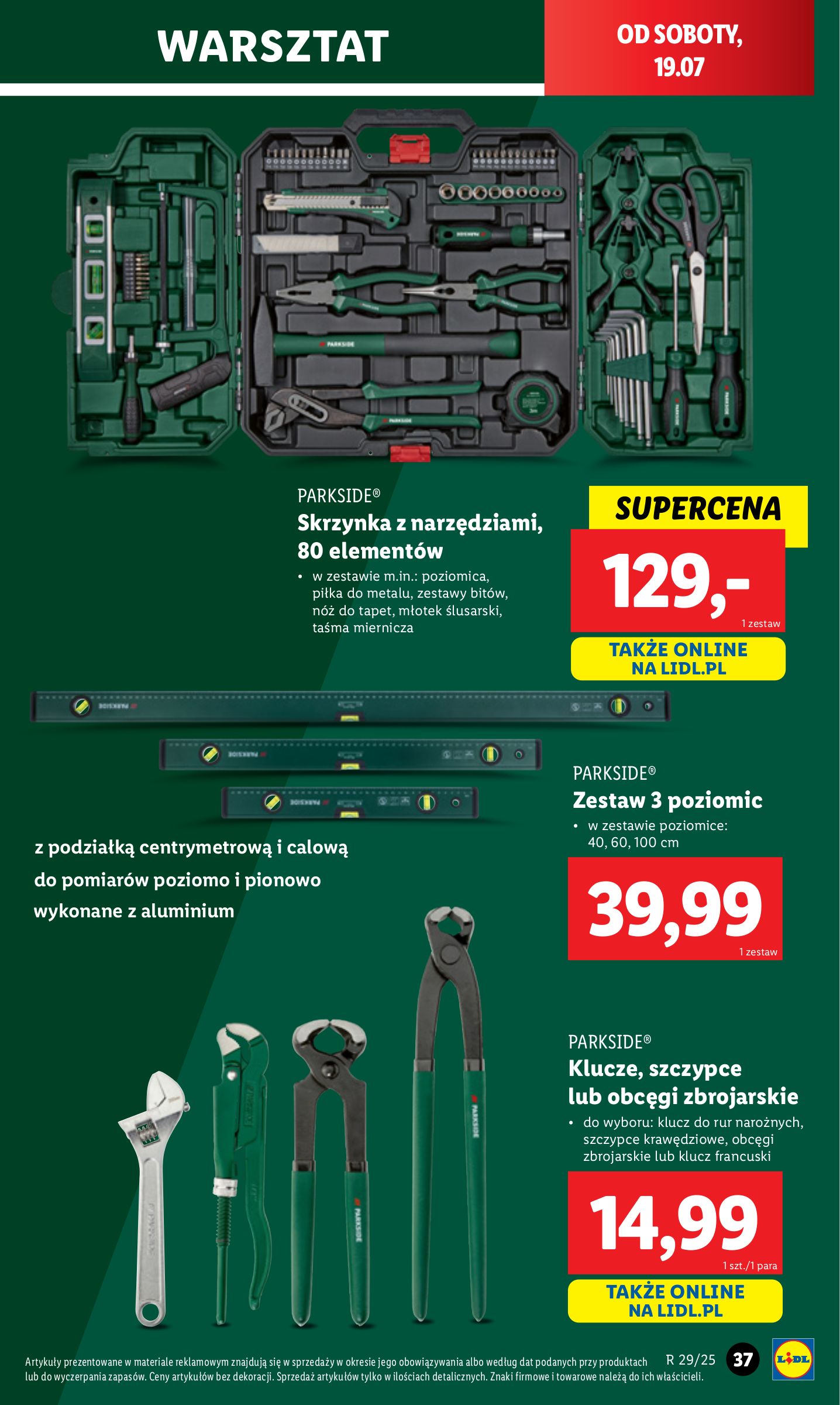 lidl - Gazetka Lidl - Katalog Okazji ważna od 14.07. - 19.07. - page: 47