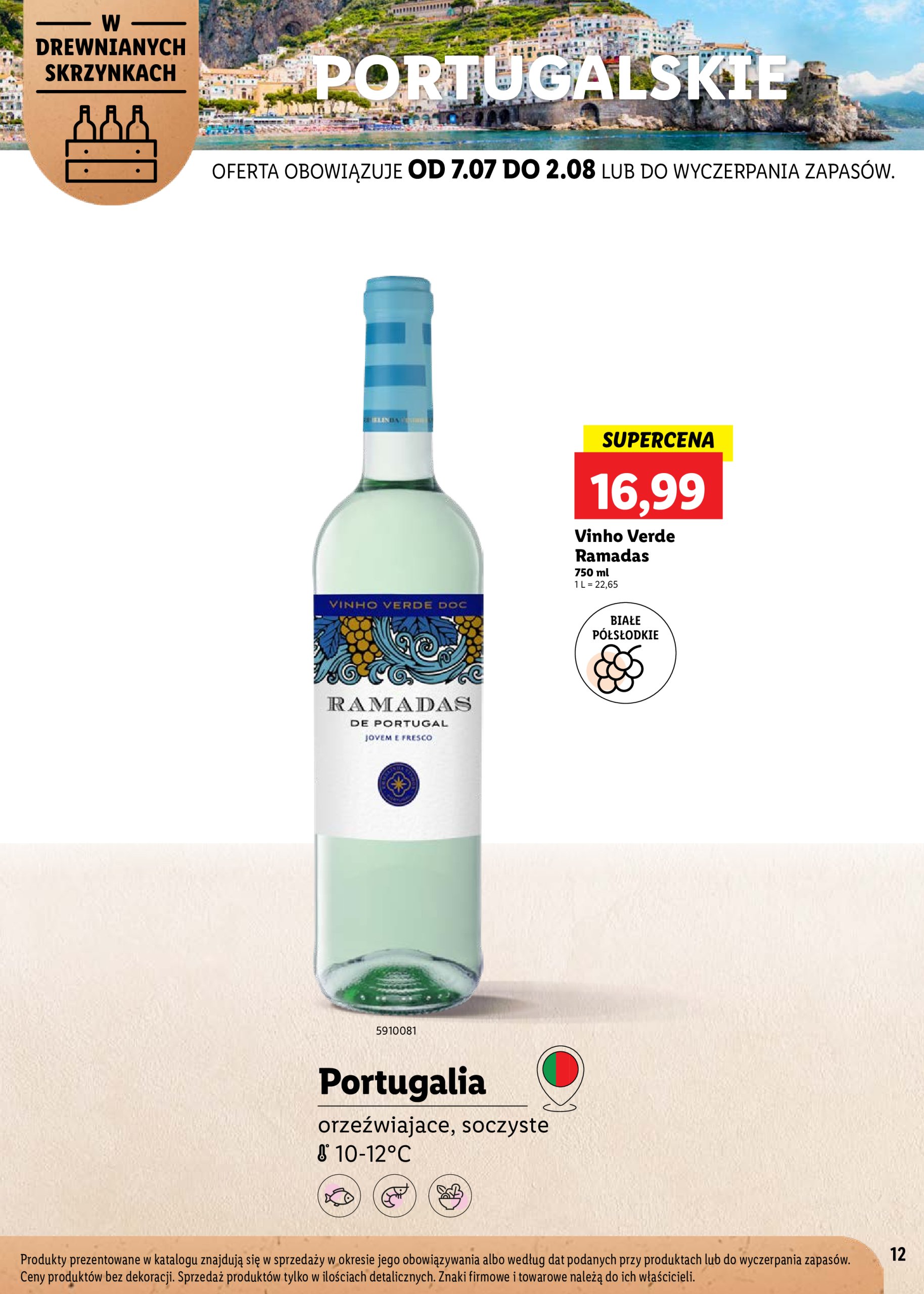 lidl - Gazetka Lidl - Karta win ważna od 07.07. - 02.08. - page: 12