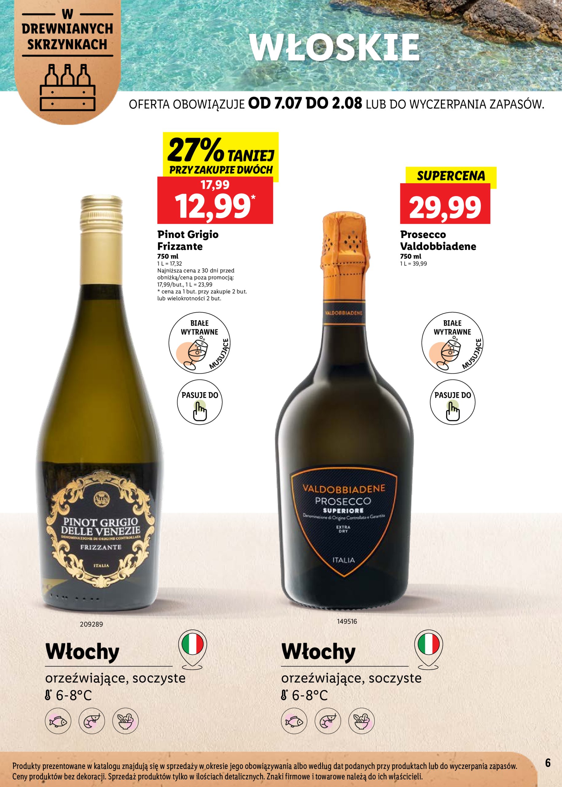 lidl - Gazetka Lidl - Karta win ważna od 07.07. - 02.08. - page: 6