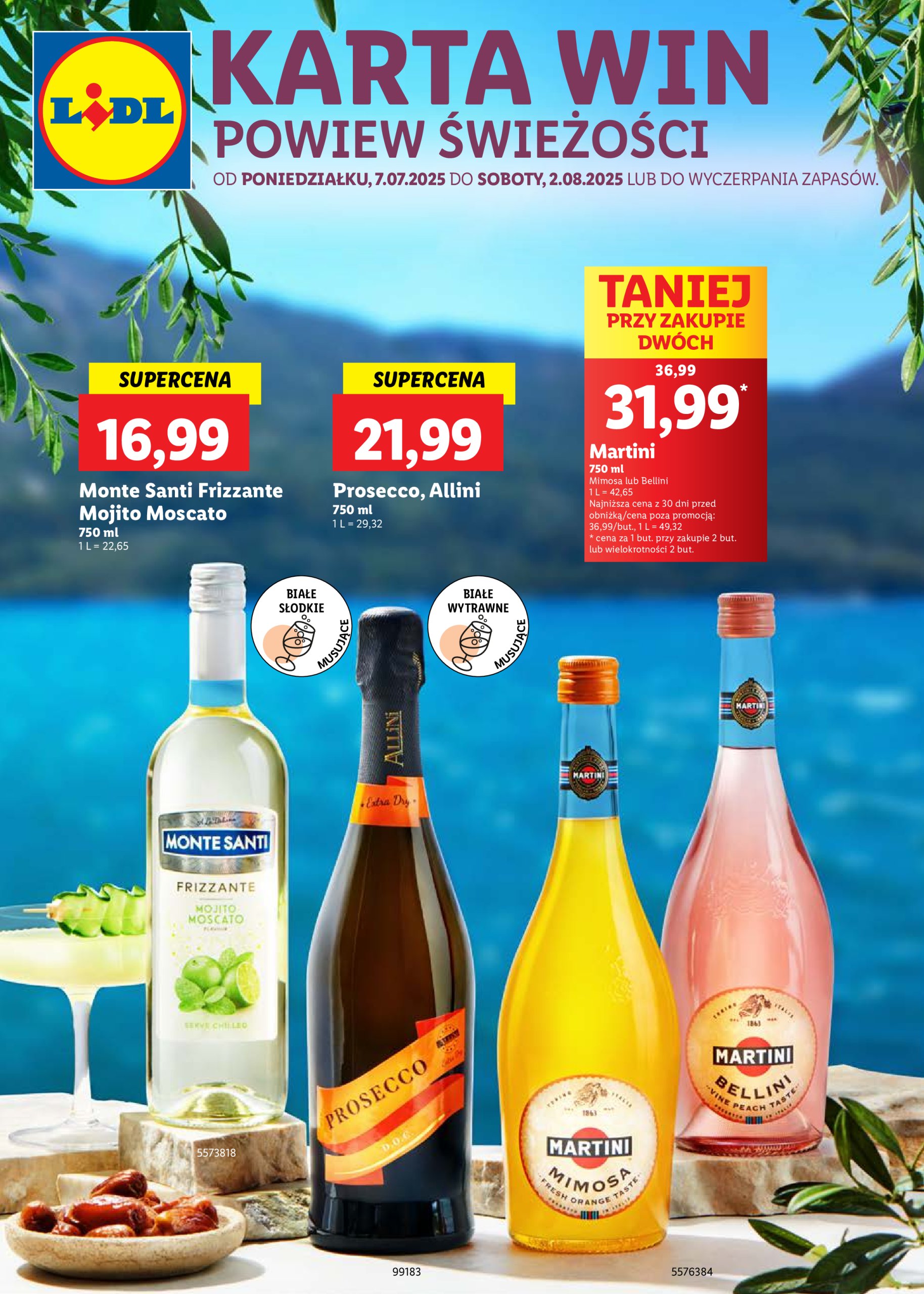 lidl - Gazetka Lidl - Karta win ważna od 07.07. - 02.08.