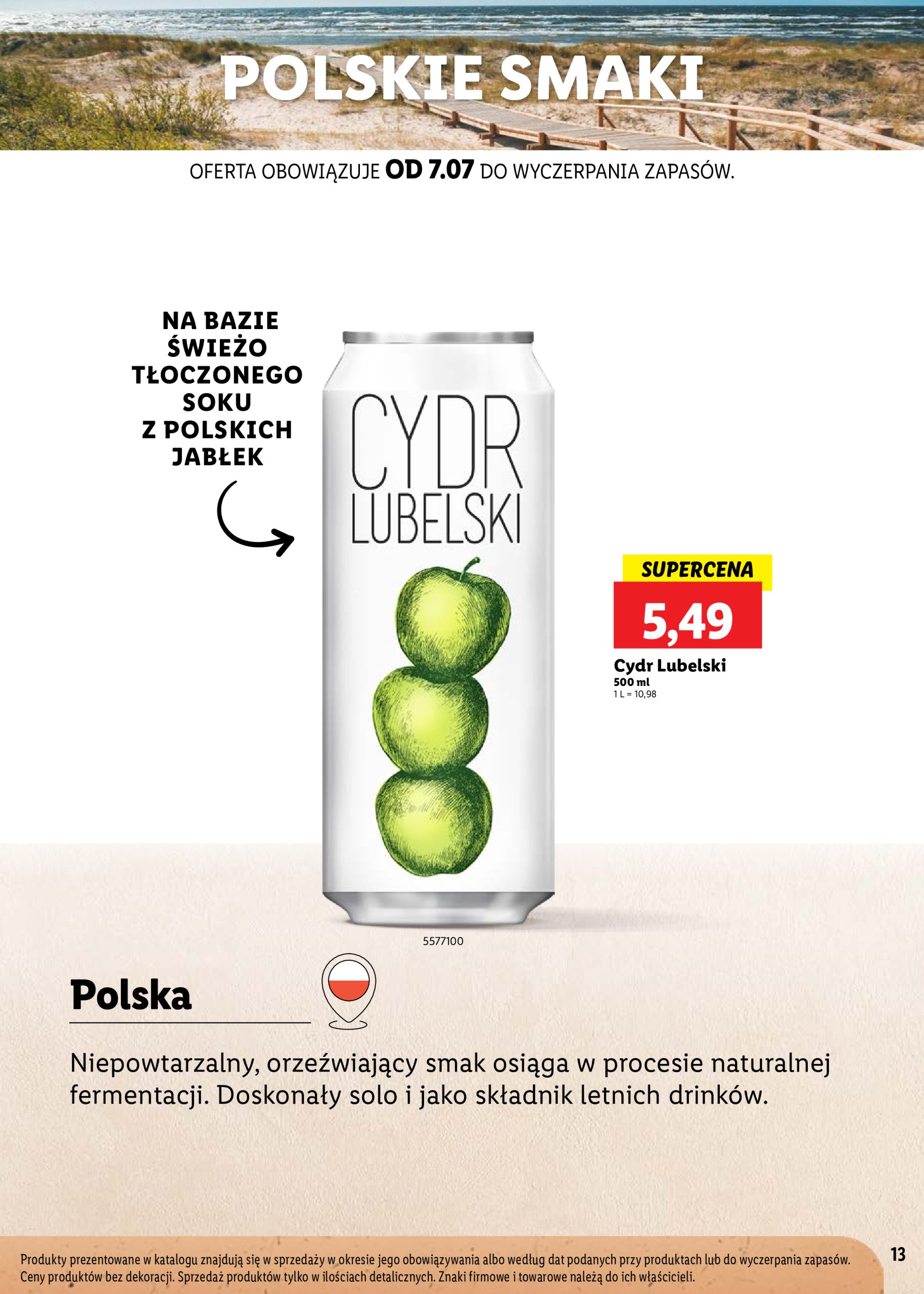 lidl - Gazetka Lidl - Karta win ważna od 07.07. - 02.08. - page: 13