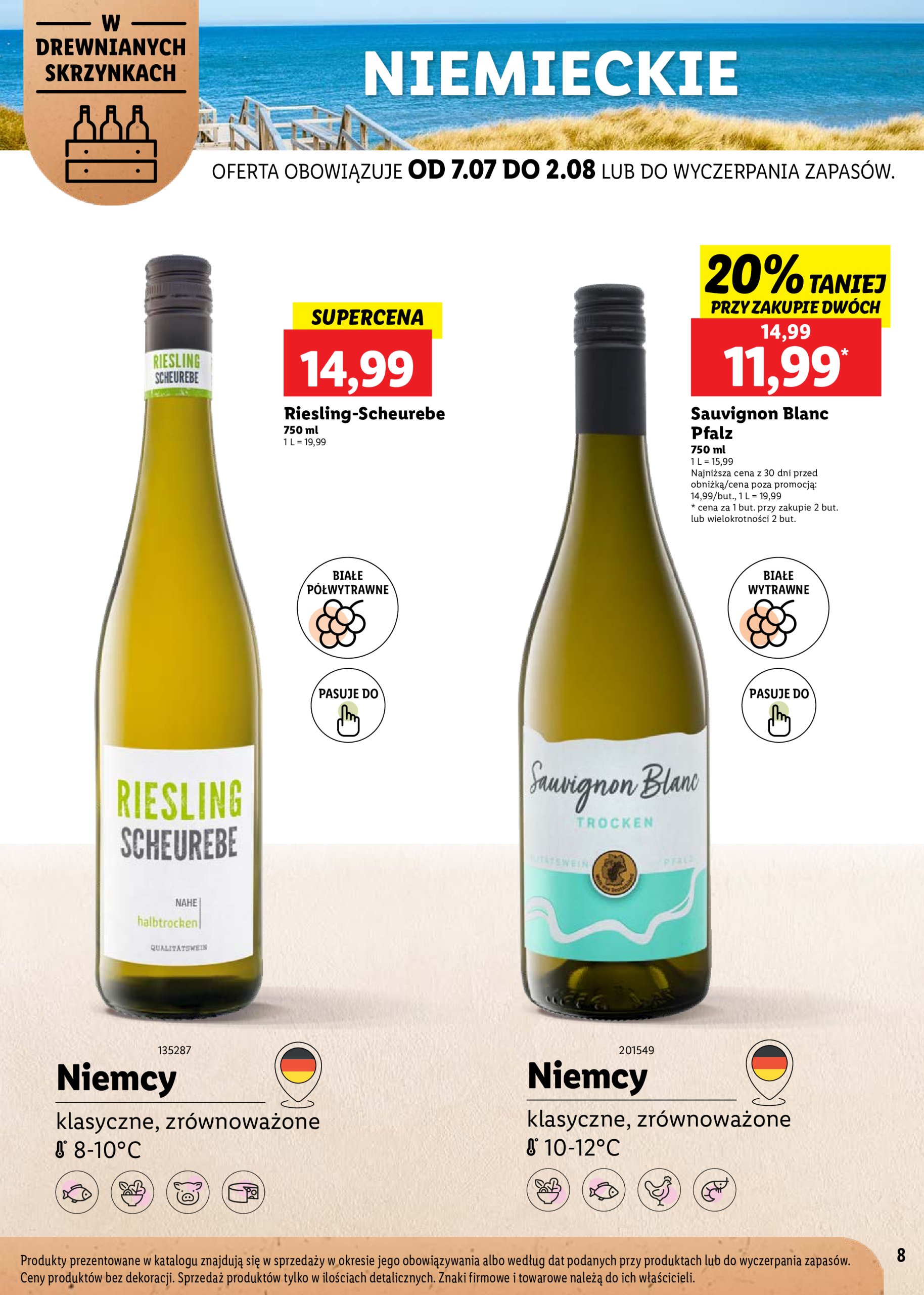 lidl - Gazetka Lidl - Karta win ważna od 07.07. - 02.08. - page: 8