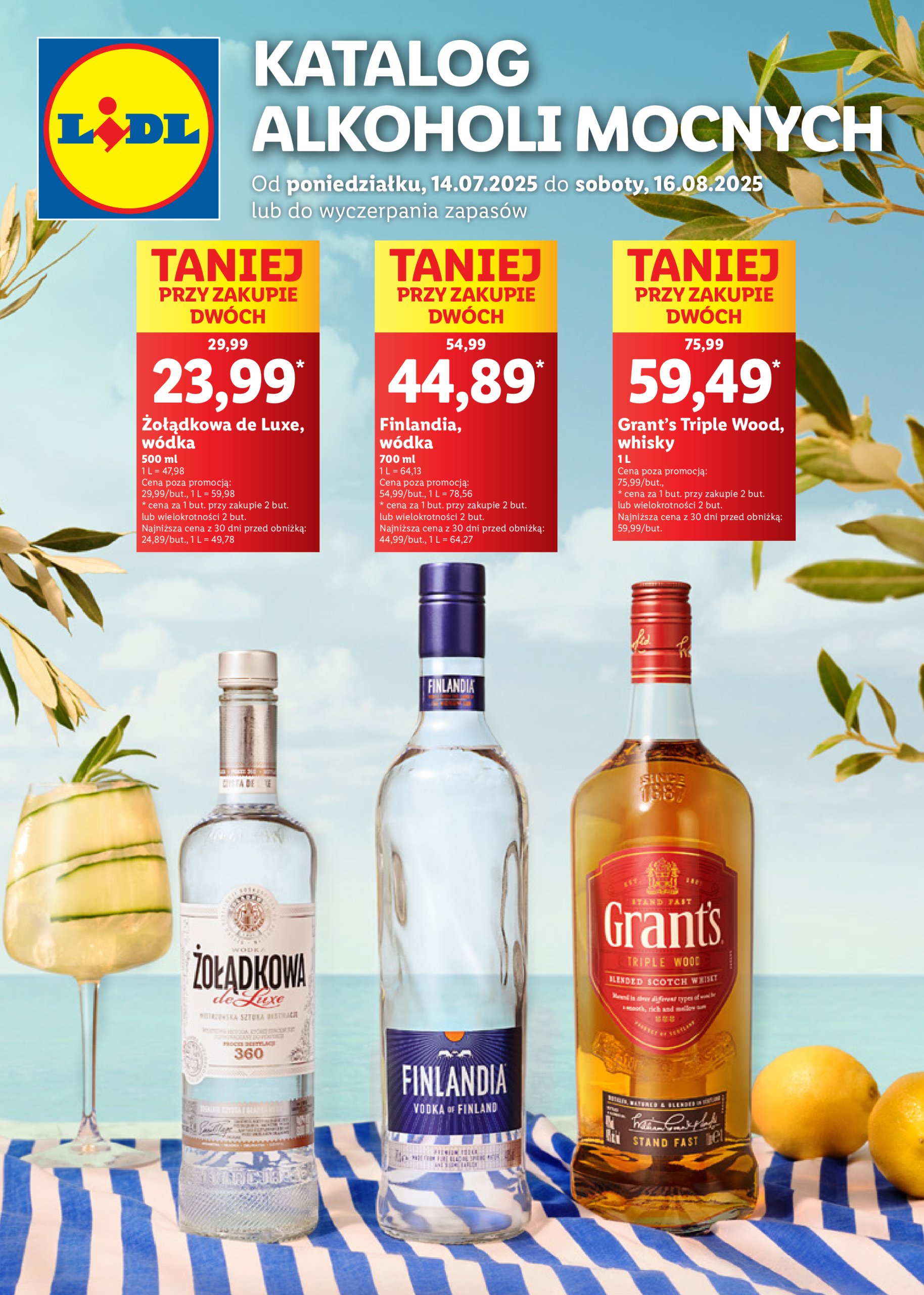 lidl - Gazetka Lidl - Katalog alkoholi mocnych ważna od 14.07. - 16.08.