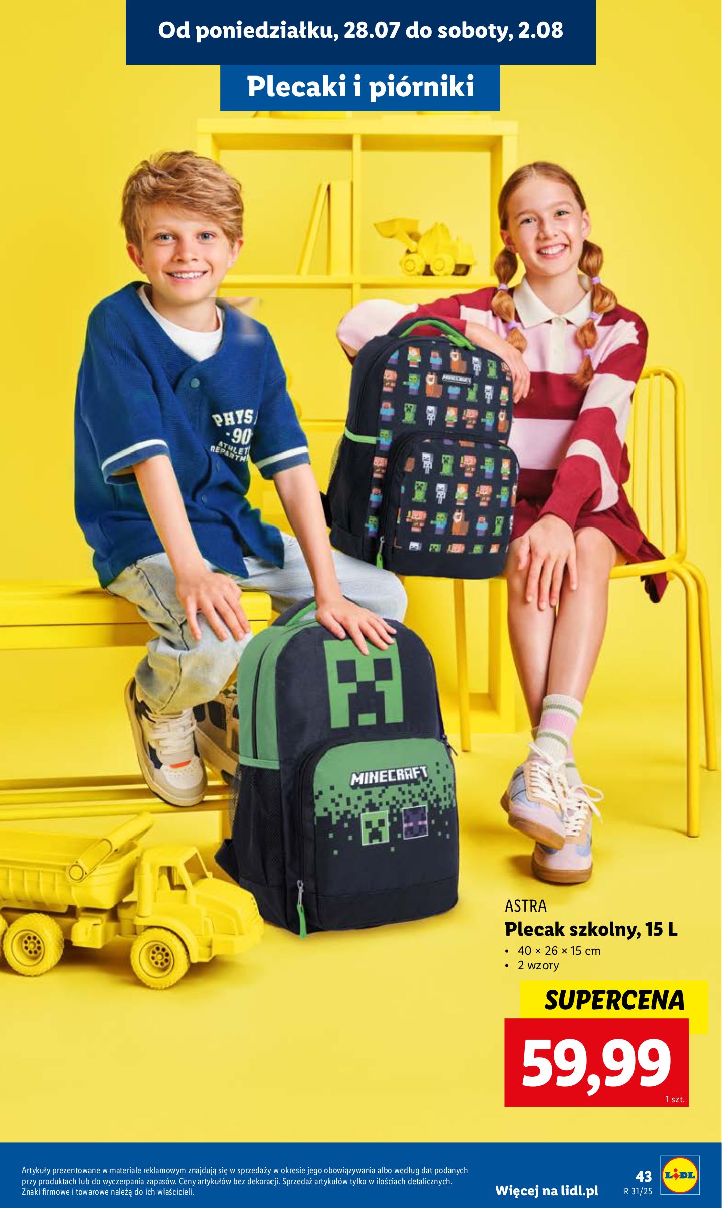 lidl - Gazetka Lidl - Szkoła ważna od 21.07. - 30.08. - page: 45 lidl - Gazetka Lidl - Szkoła ważna od 21.07. - 30.08. - page: 45