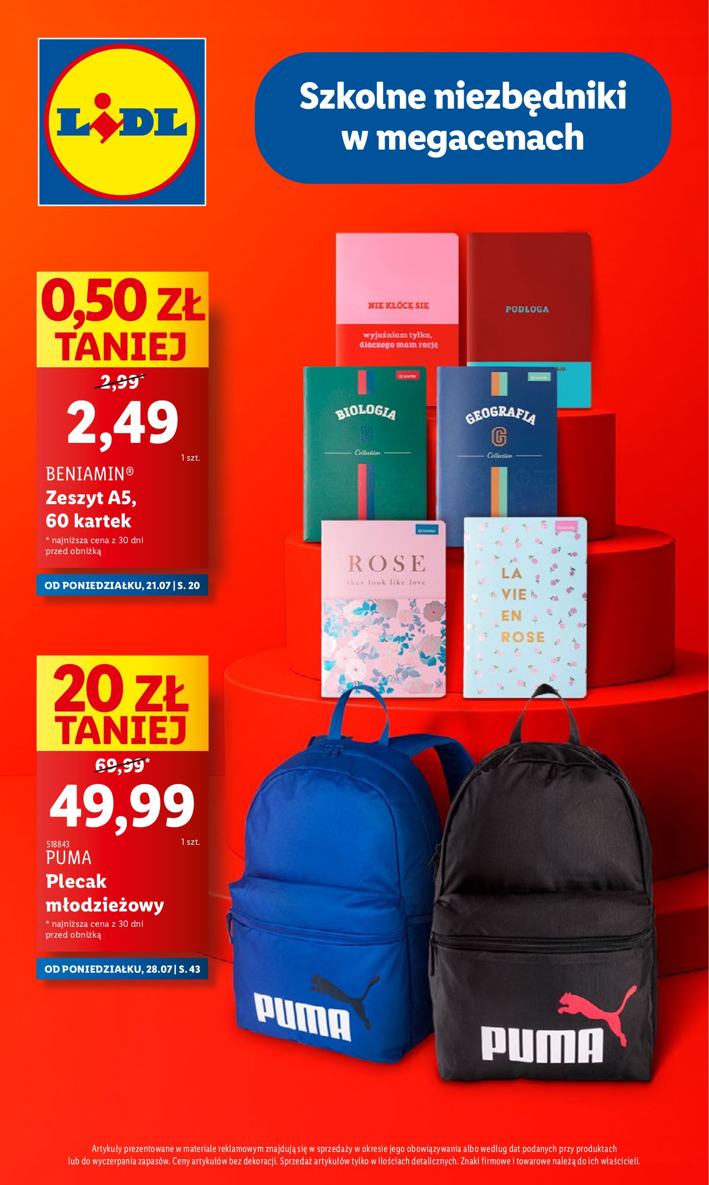lidl - Gazetka Lidl - Szkoła ważna od 21.07. - 30.08. - page: 68 lidl - Gazetka Lidl - Szkoła ważna od 21.07. - 30.08. - page: 68