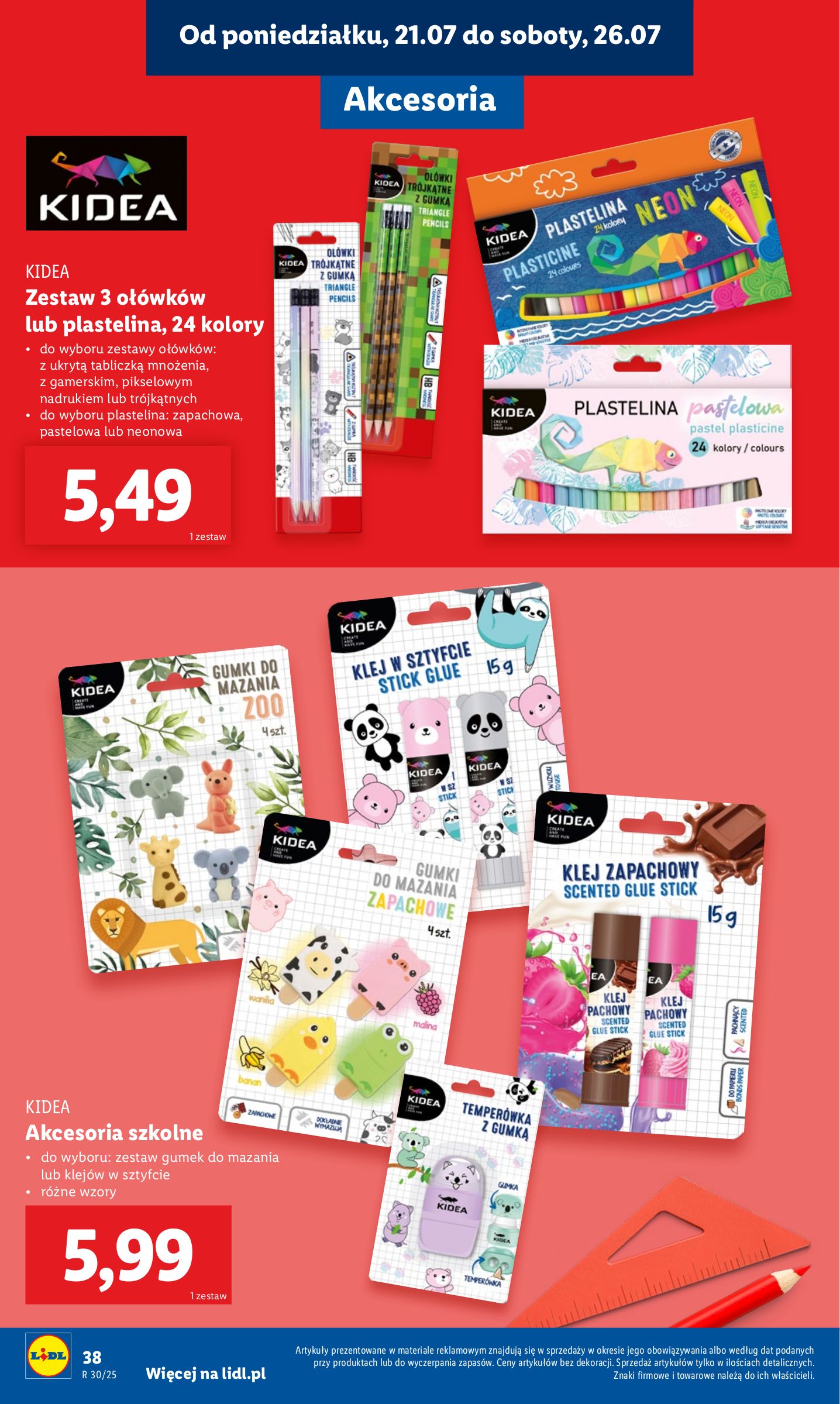 lidl - Gazetka Lidl - Szkoła ważna od 21.07. - 30.08. - page: 40 lidl - Gazetka Lidl - Szkoła ważna od 21.07. - 30.08. - page: 40