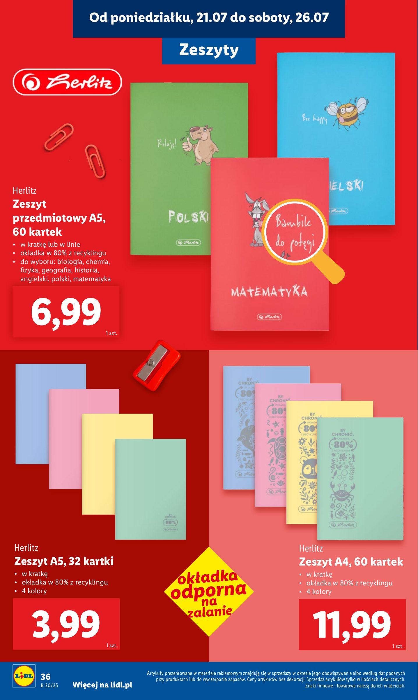lidl - Gazetka Lidl - Szkoła ważna od 21.07. - 30.08. - page: 38 lidl - Gazetka Lidl - Szkoła ważna od 21.07. - 30.08. - page: 38