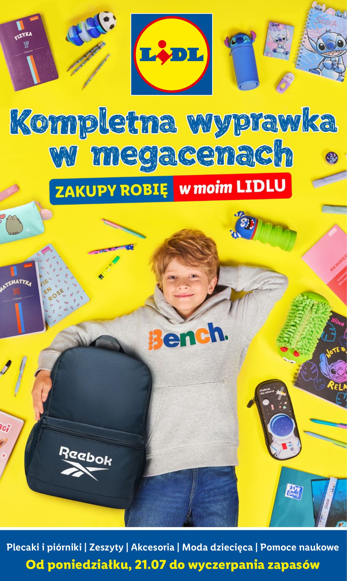 lidl - Gazetka Lidl - Szkoła ważna od 21.07. - 30.08.