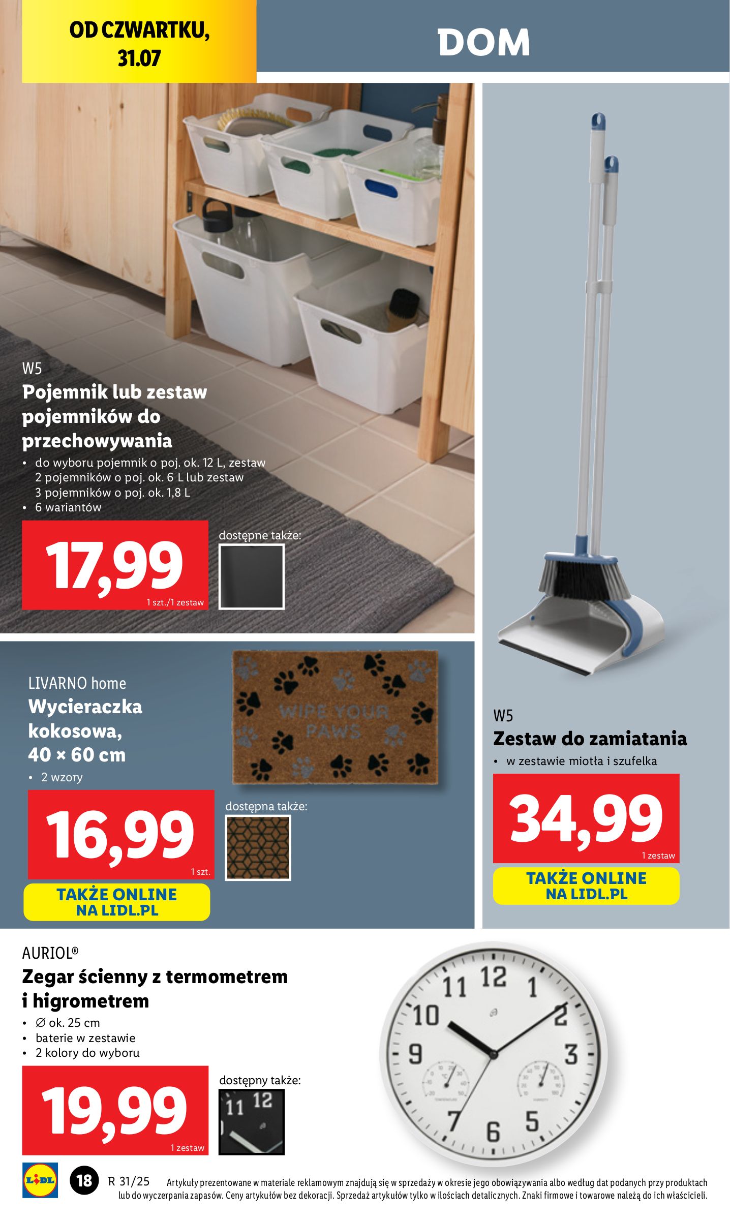 lidl - Gazetka Lidl - Katalog Okazji ważna od 28.07. - 02.08. - page: 18
