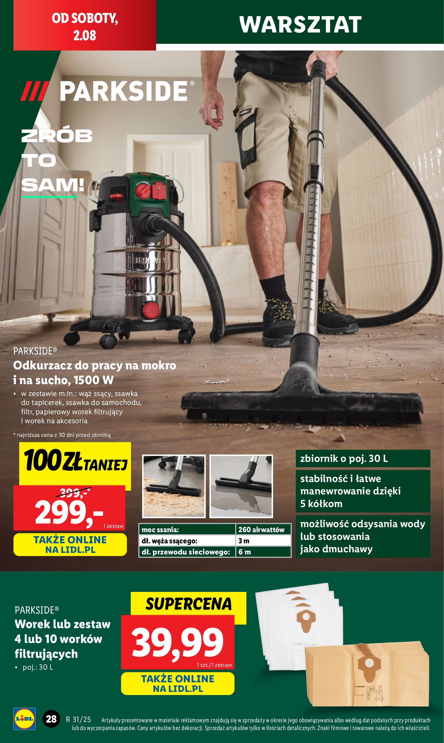 lidl - Gazetka Lidl - Katalog Okazji ważna od 28.07. - 02.08. - page: 32