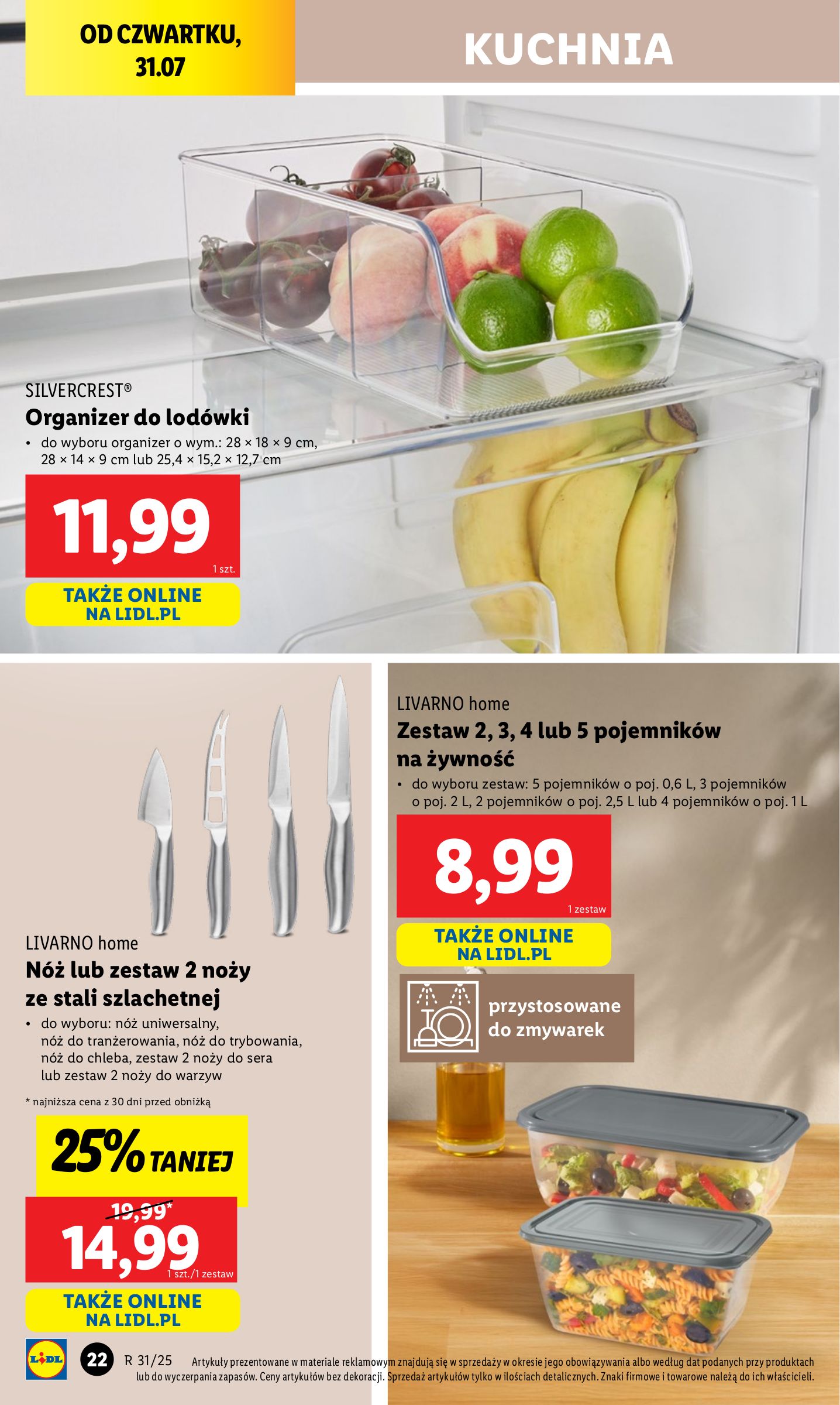 lidl - Gazetka Lidl - Katalog Okazji ważna od 28.07. - 02.08. - page: 22
