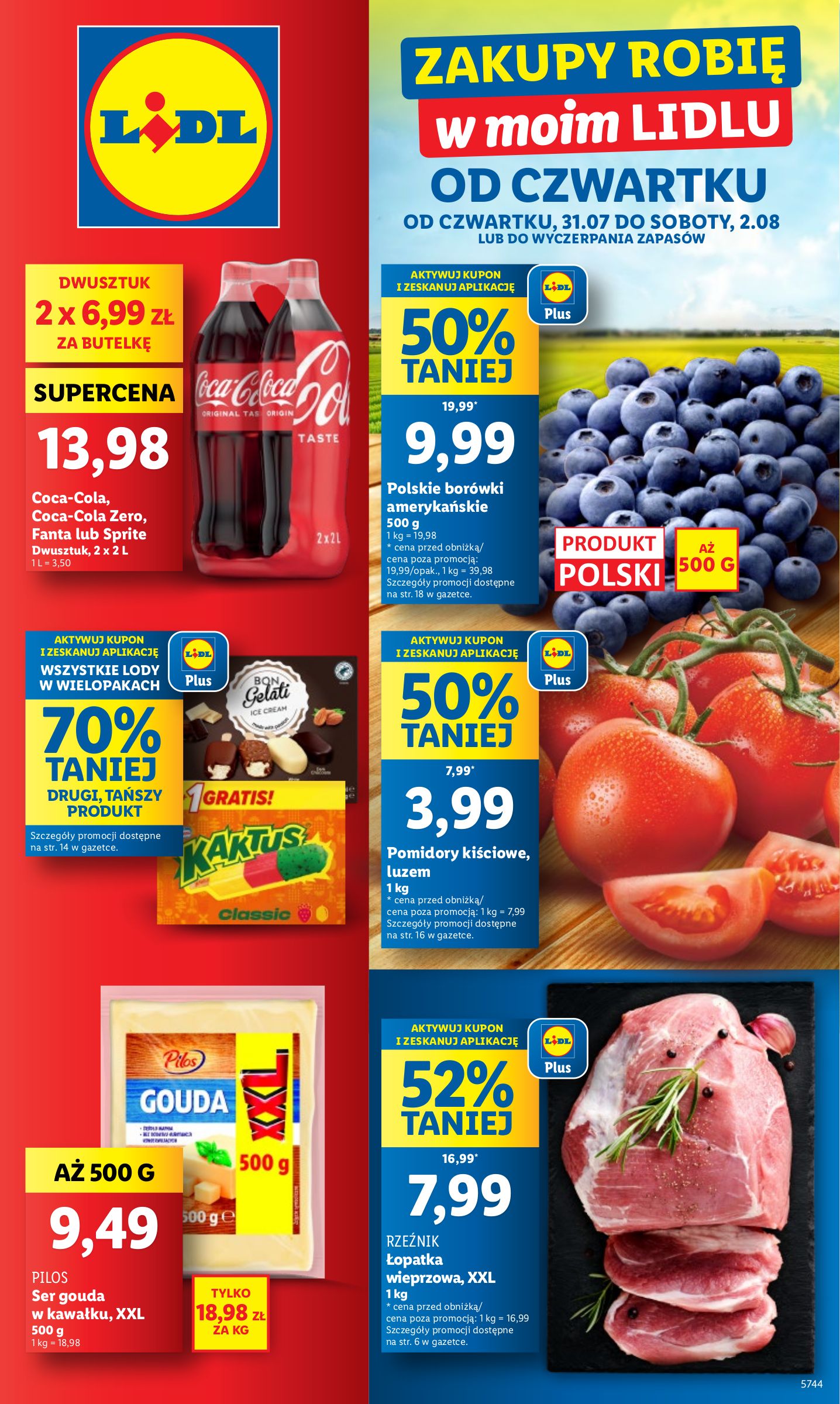 lidl - Gazetka Lidl ważna od 31.07. - 02.08.