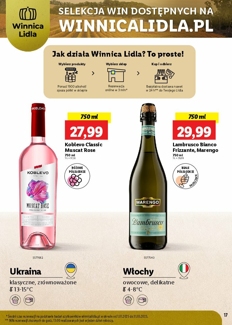 lidl - Gazetka Lidl - Karta win - ważna od 04.08. do 31.08. - page: 17