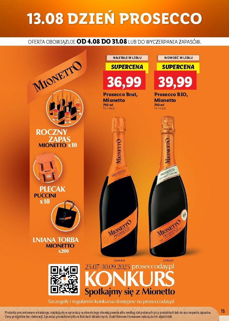 lidl - Gazetka Lidl - Karta win - ważna od 04.08. do 31.08. - page: 13
