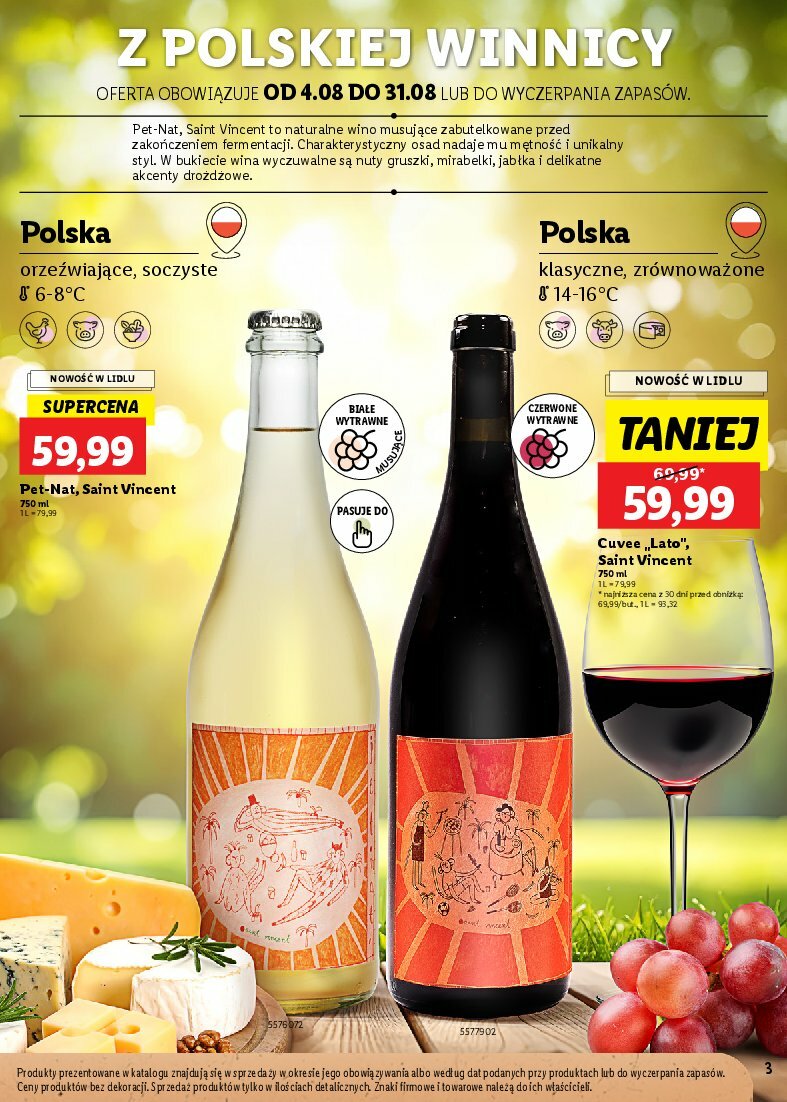 lidl - Gazetka Lidl - Karta win - ważna od 04.08. do 31.08. - page: 3