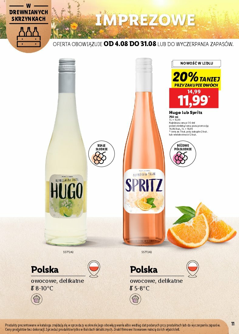 lidl - Gazetka Lidl - Karta win - ważna od 04.08. do 31.08. - page: 11