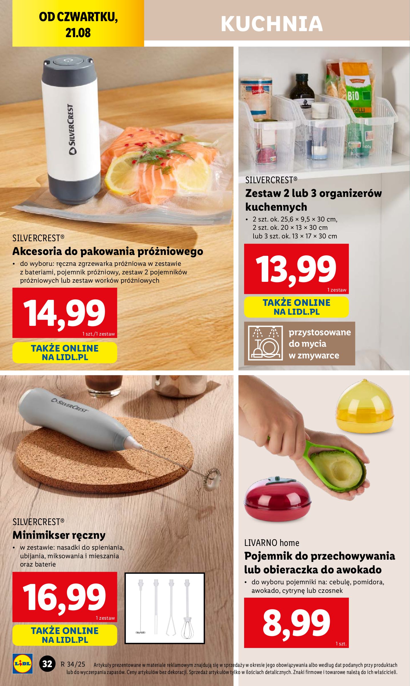 lidl - Gazetka Lidl - Katalog Okazji - ważna od 18.08. do 23.08. - page: 34 lidl - Gazetka Lidl - Katalog Okazji - ważna od 18.08. do 23.08. - page: 34