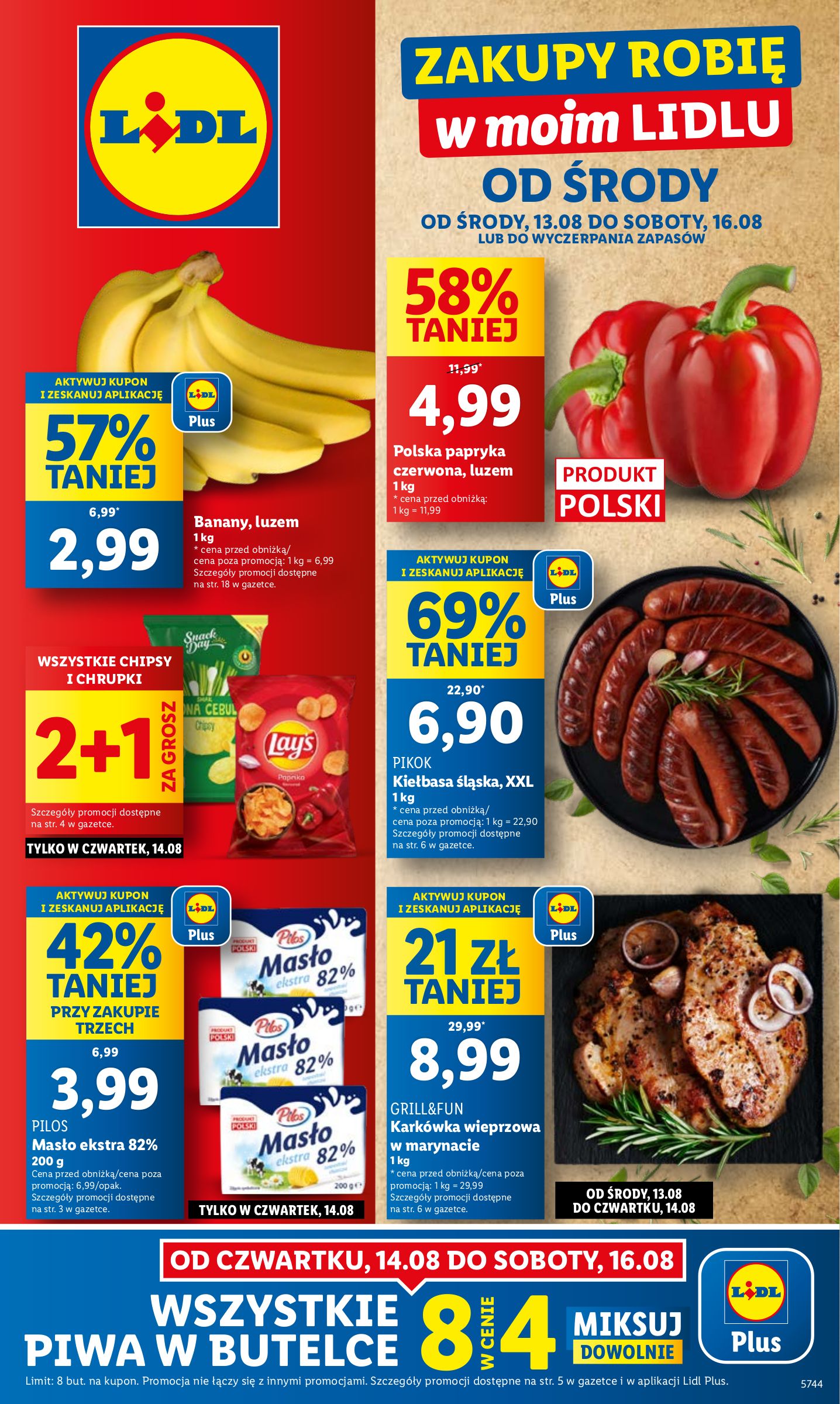 lidl - Gazetka Lidl - ważna od 13.08. do 16.08.