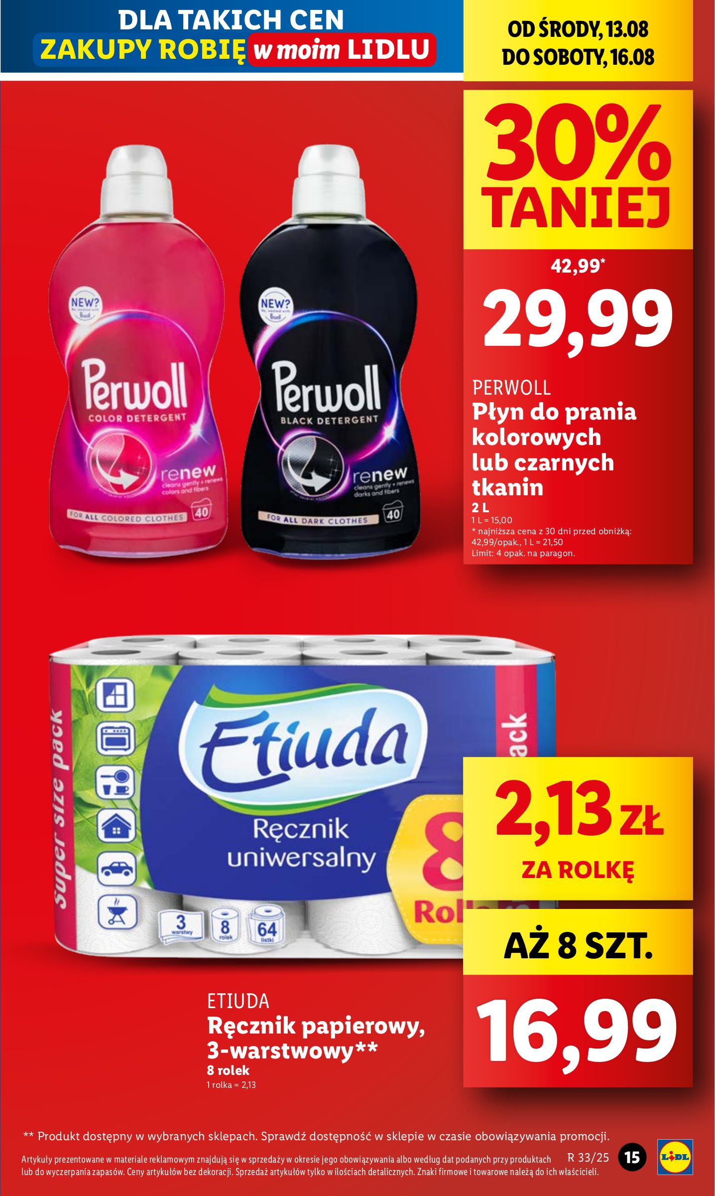 lidl - Gazetka Lidl - ważna od 13.08. do 16.08. - page: 15 lidl - Gazetka Lidl - ważna od 13.08. do 16.08. - page: 15