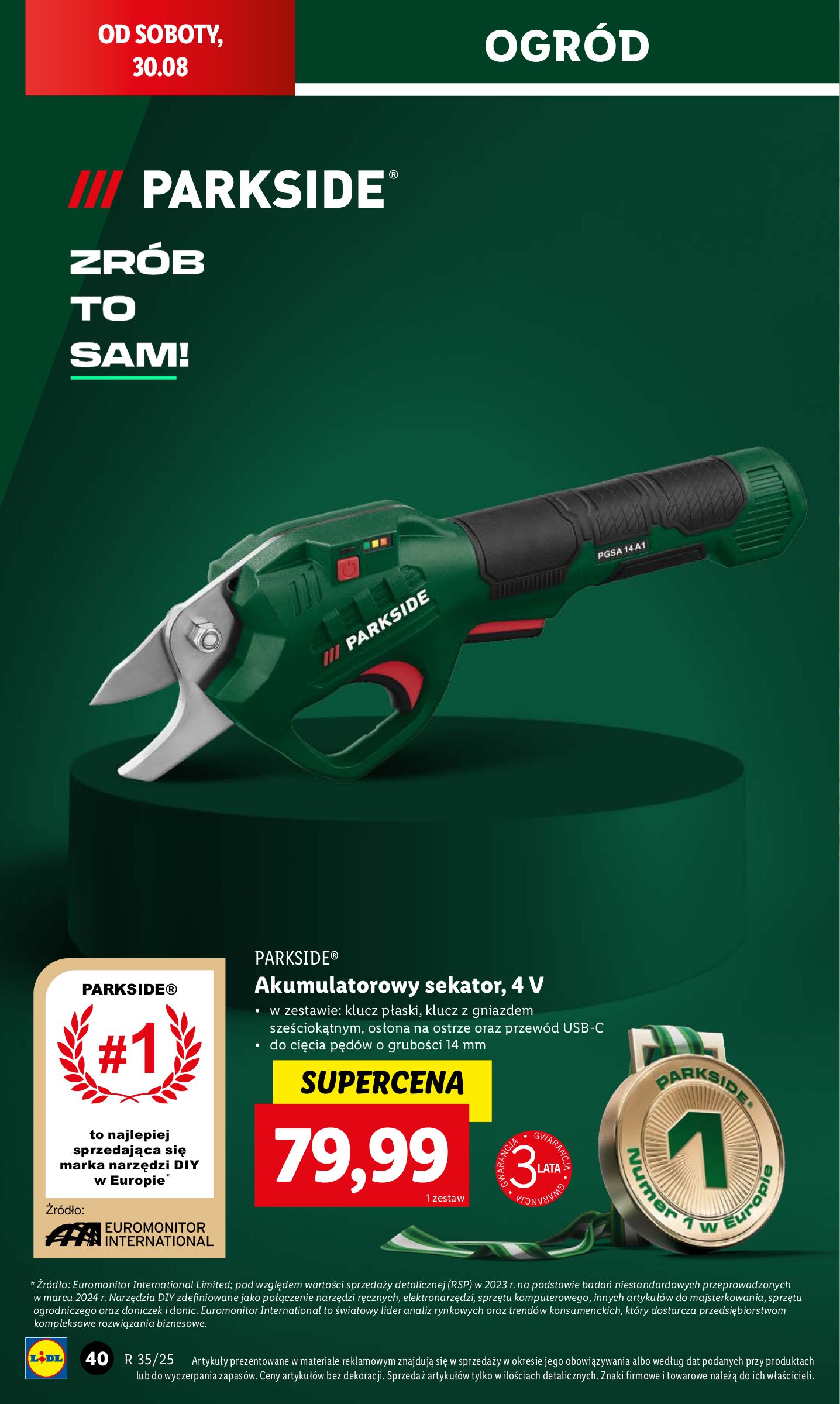 lidl - Gazetka Lidl - Katalog Okazji - ważna od 25.08. do 31.08. - page: 40 lidl - Gazetka Lidl - Katalog Okazji - ważna od 25.08. do 31.08. - page: 40