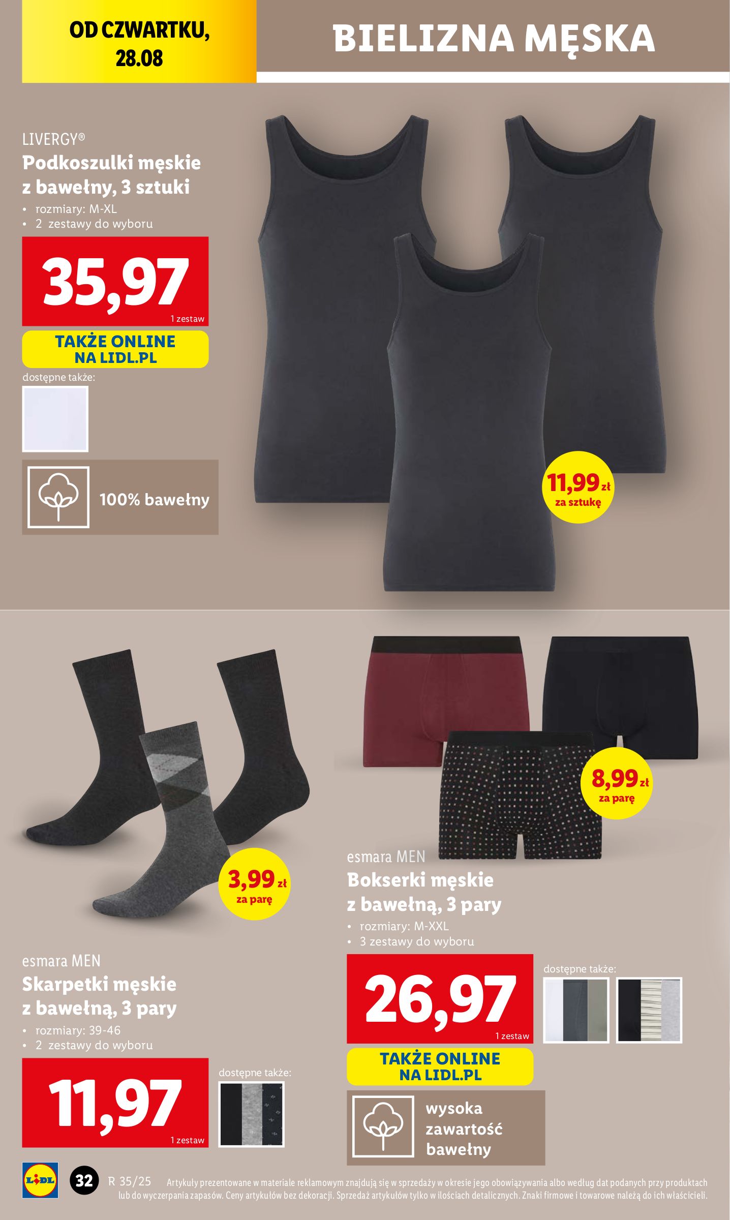 lidl - Gazetka Lidl - Katalog Okazji - ważna od 25.08. do 31.08. - page: 32 lidl - Gazetka Lidl - Katalog Okazji - ważna od 25.08. do 31.08. - page: 32