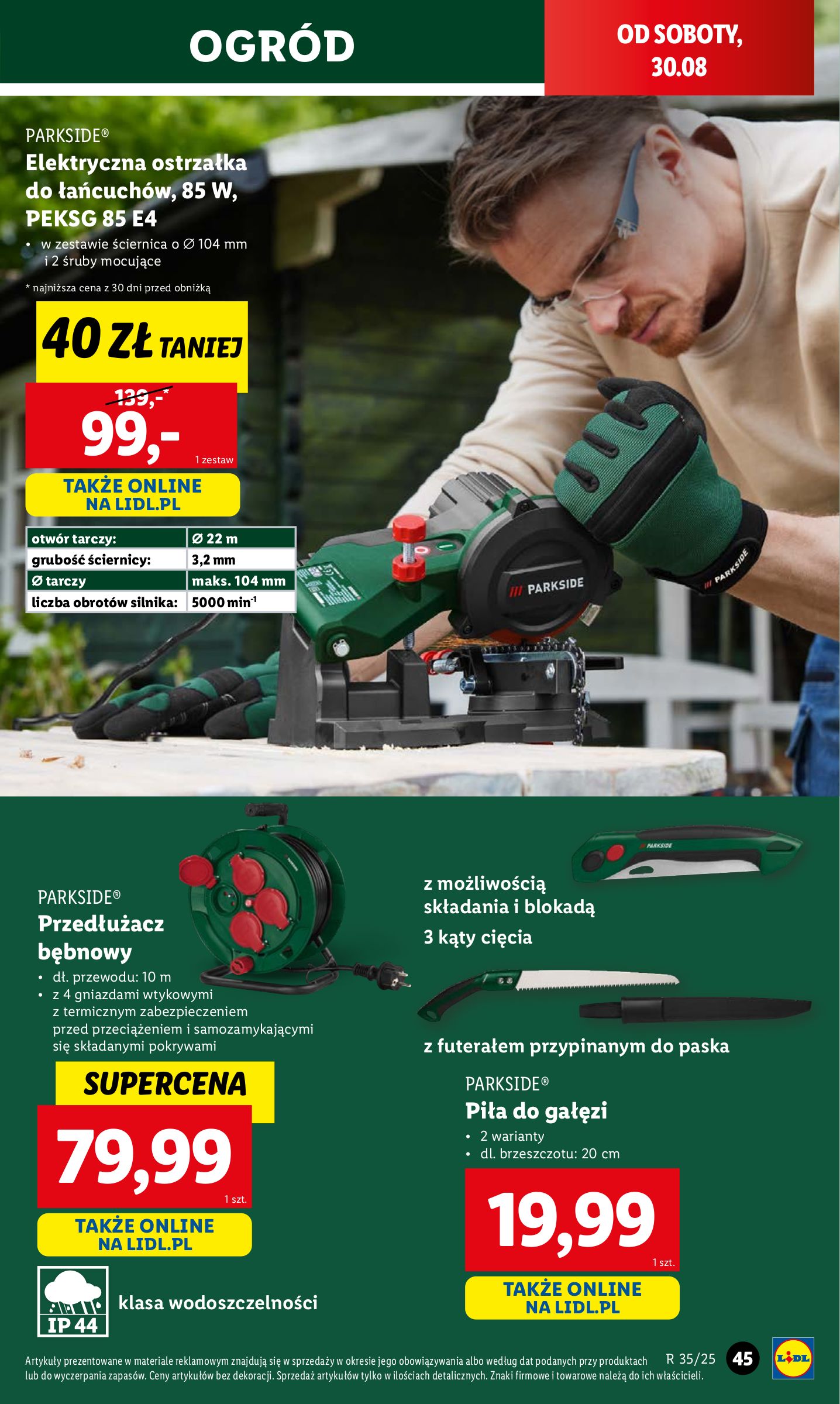 lidl - Gazetka Lidl - Katalog Okazji - ważna od 25.08. do 31.08. - page: 45 lidl - Gazetka Lidl - Katalog Okazji - ważna od 25.08. do 31.08. - page: 45