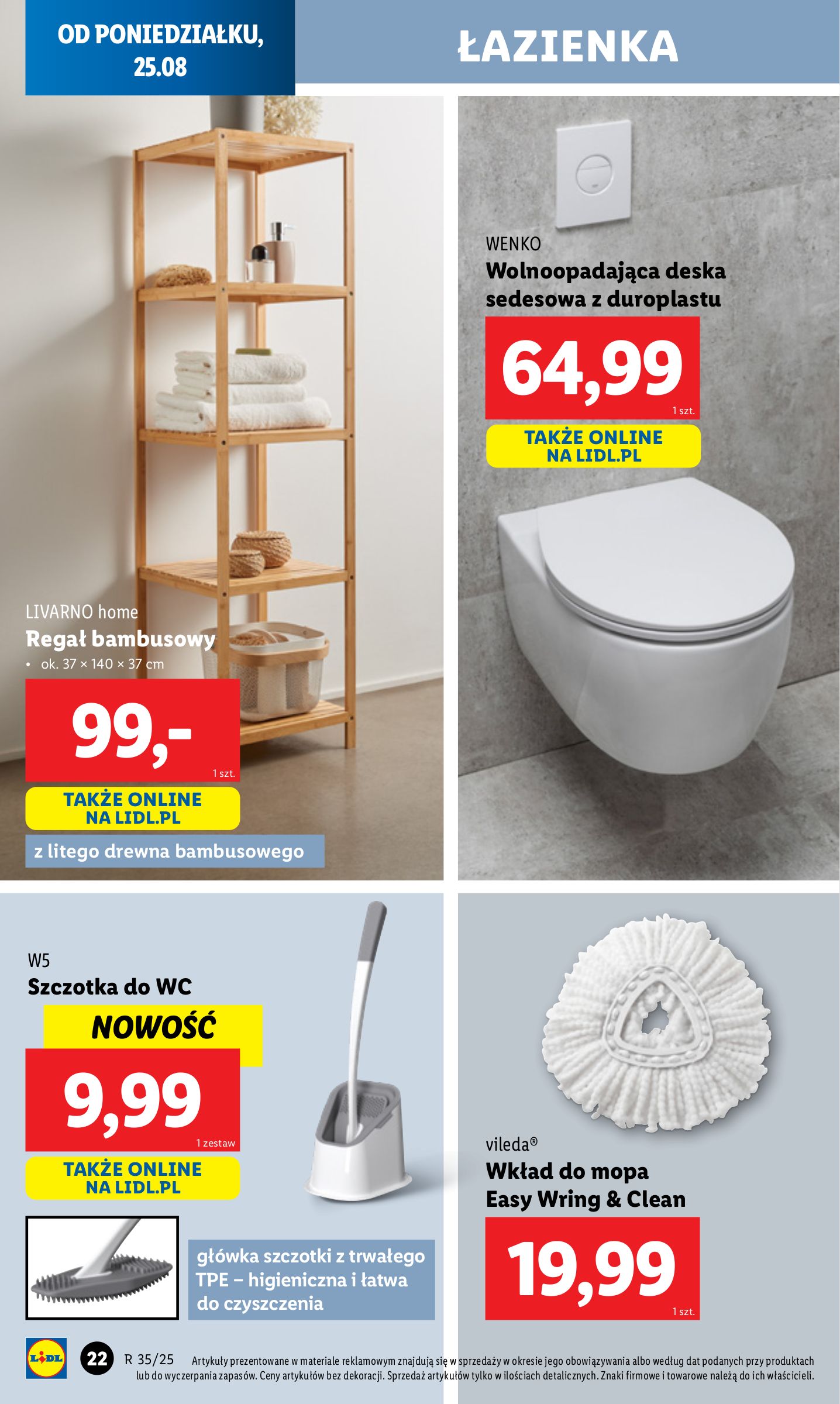 lidl - Gazetka Lidl - Katalog Okazji - ważna od 25.08. do 31.08. - page: 22 lidl - Gazetka Lidl - Katalog Okazji - ważna od 25.08. do 31.08. - page: 22