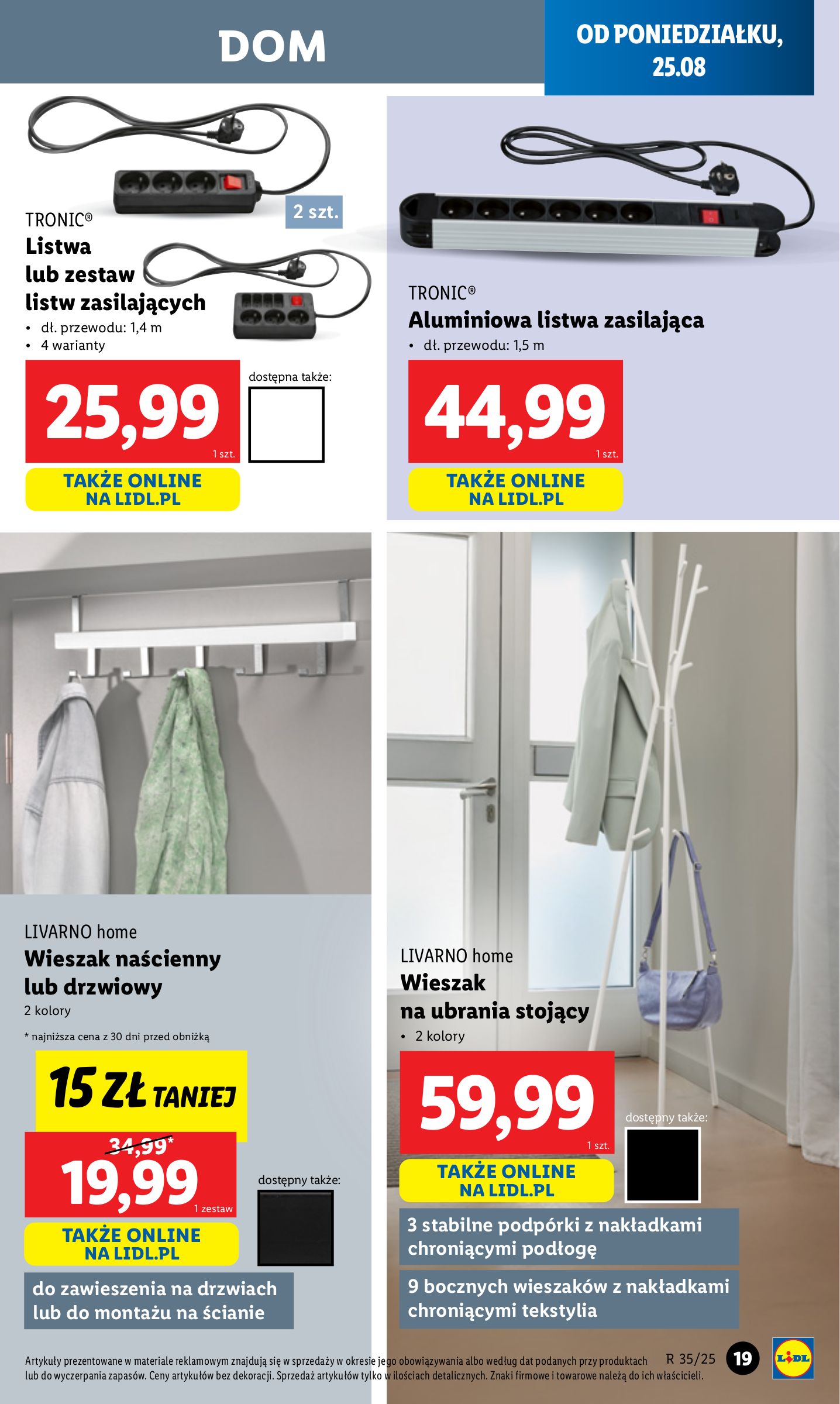 lidl - Gazetka Lidl - Katalog Okazji - ważna od 25.08. do 31.08. - page: 19 lidl - Gazetka Lidl - Katalog Okazji - ważna od 25.08. do 31.08. - page: 19