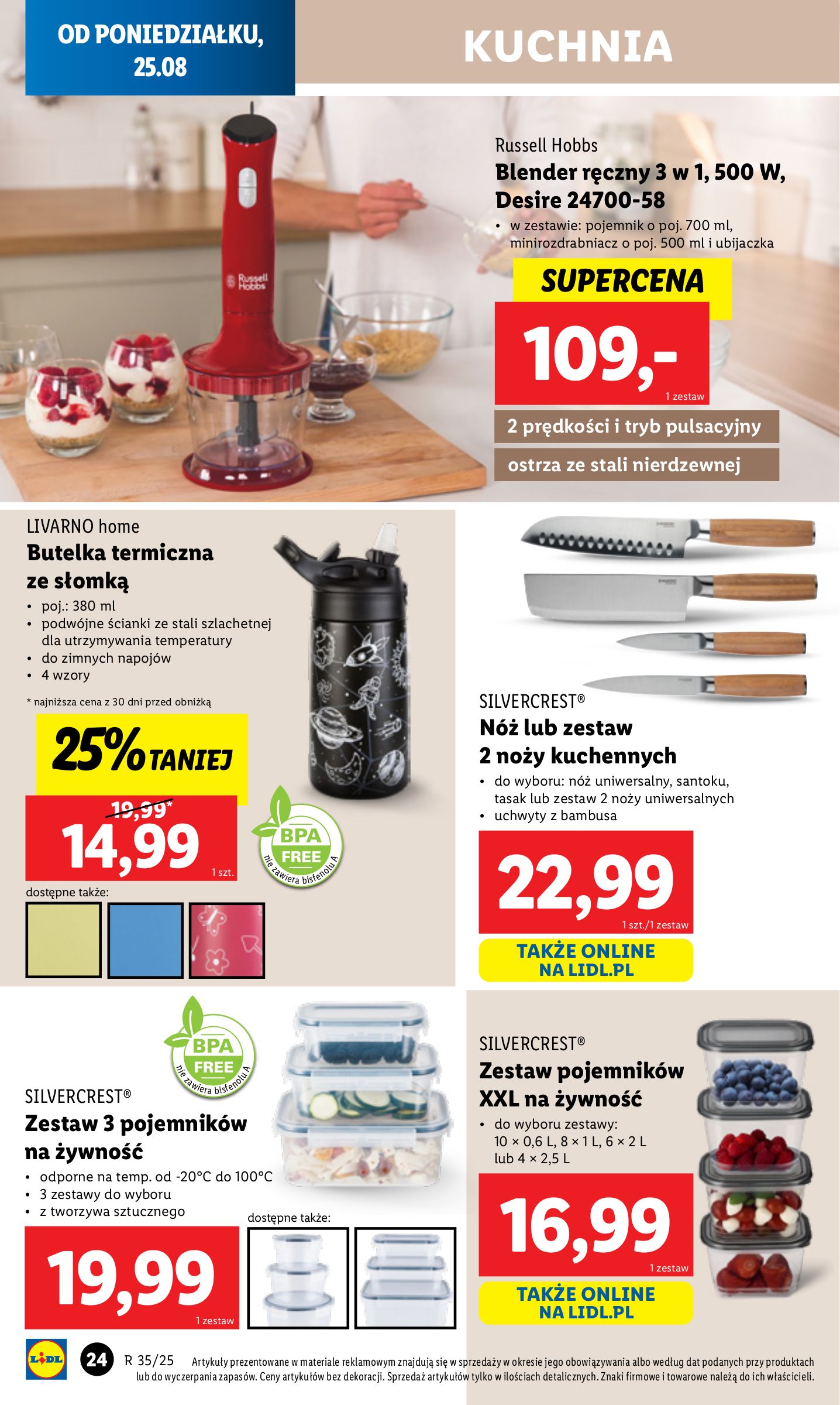 lidl - Gazetka Lidl - Katalog Okazji - ważna od 25.08. do 31.08. - page: 24 lidl - Gazetka Lidl - Katalog Okazji - ważna od 25.08. do 31.08. - page: 24