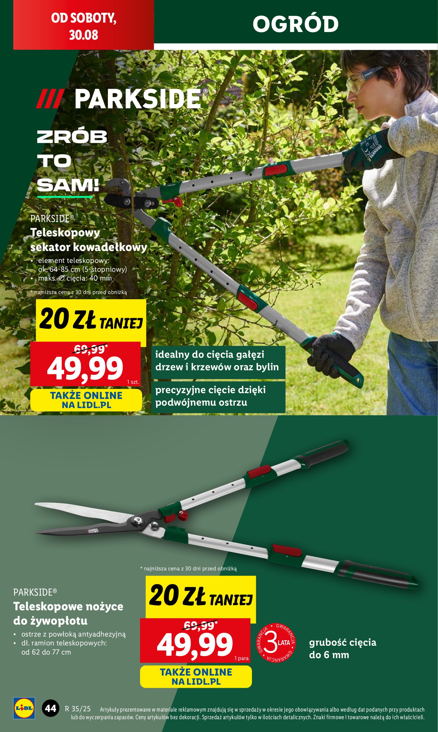 lidl - Gazetka Lidl - Katalog Okazji - ważna od 25.08. do 31.08. - page: 44 lidl - Gazetka Lidl - Katalog Okazji - ważna od 25.08. do 31.08. - page: 44