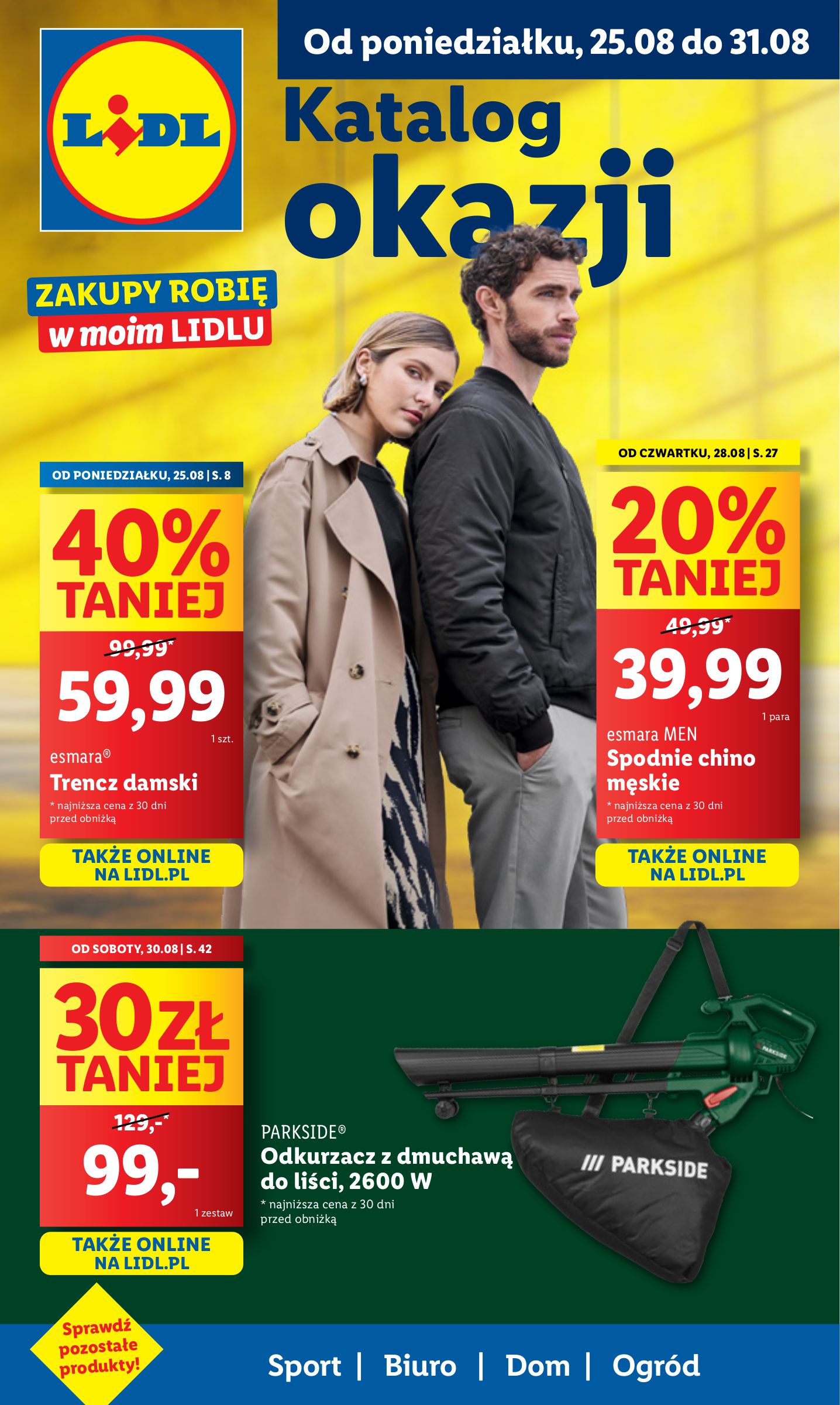 lidl - Gazetka Lidl - Katalog Okazji - ważna od 25.08. do 31.08.