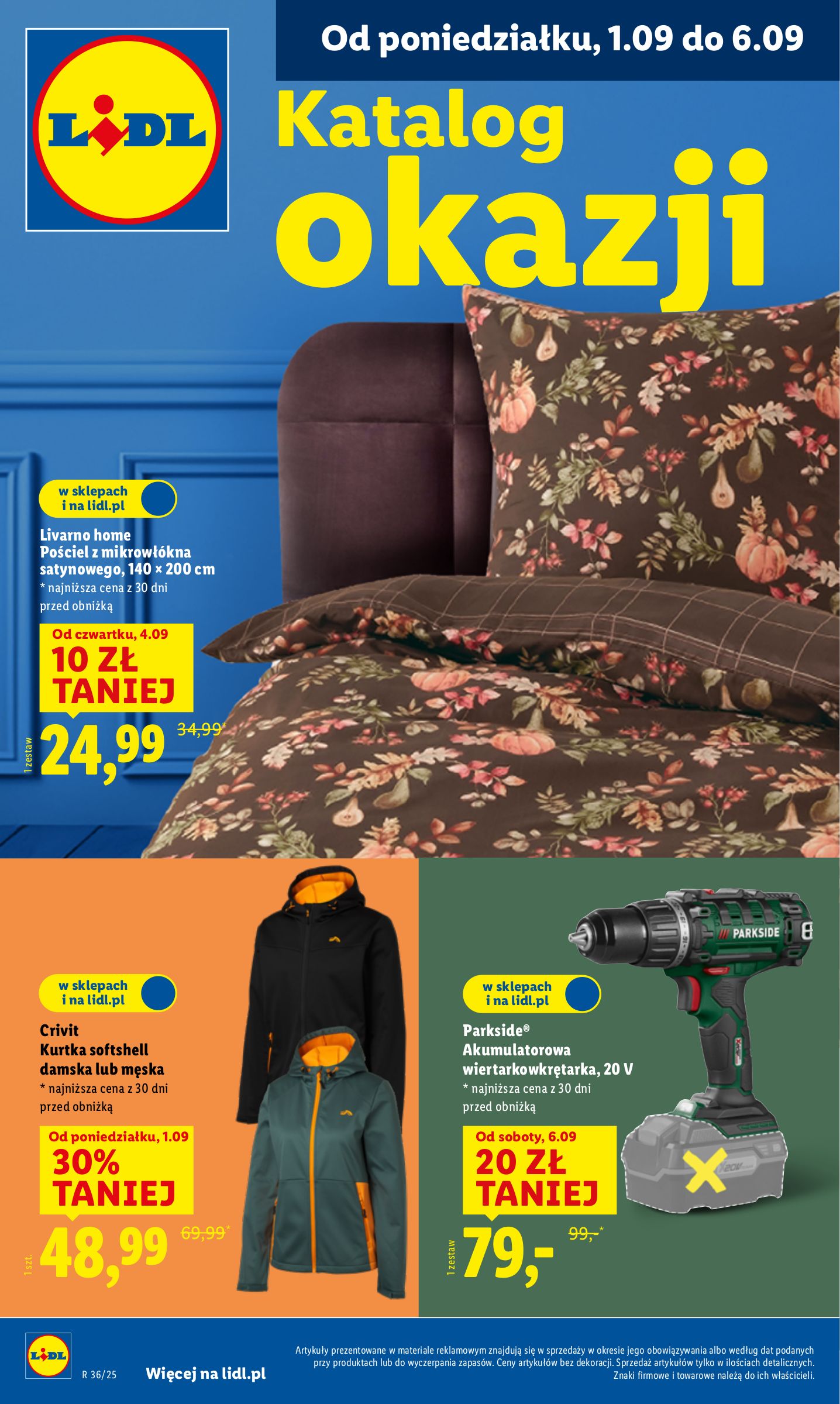lidl - Gazetka Lidl - Katalog Okazji - ważna od 01.09. do 06.09.