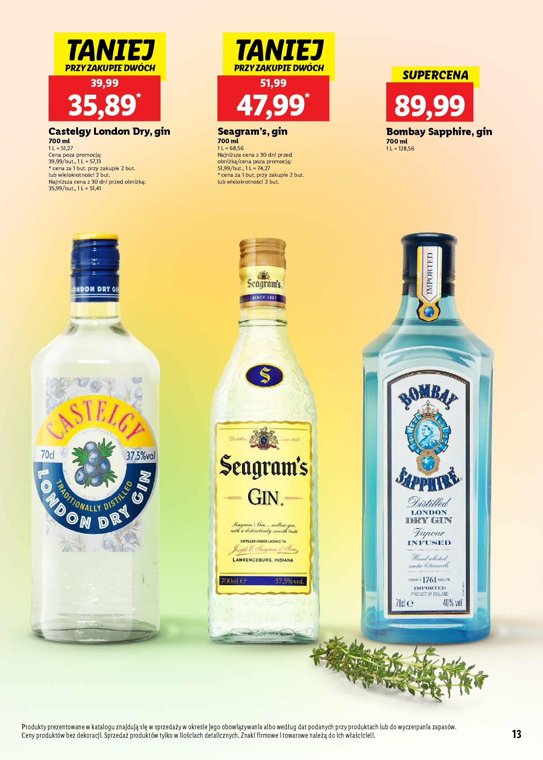 lidl - Gazetka Lidl - Katalog alkoholi mocnych - ważna od 25.08. do 20.09. - page: 13