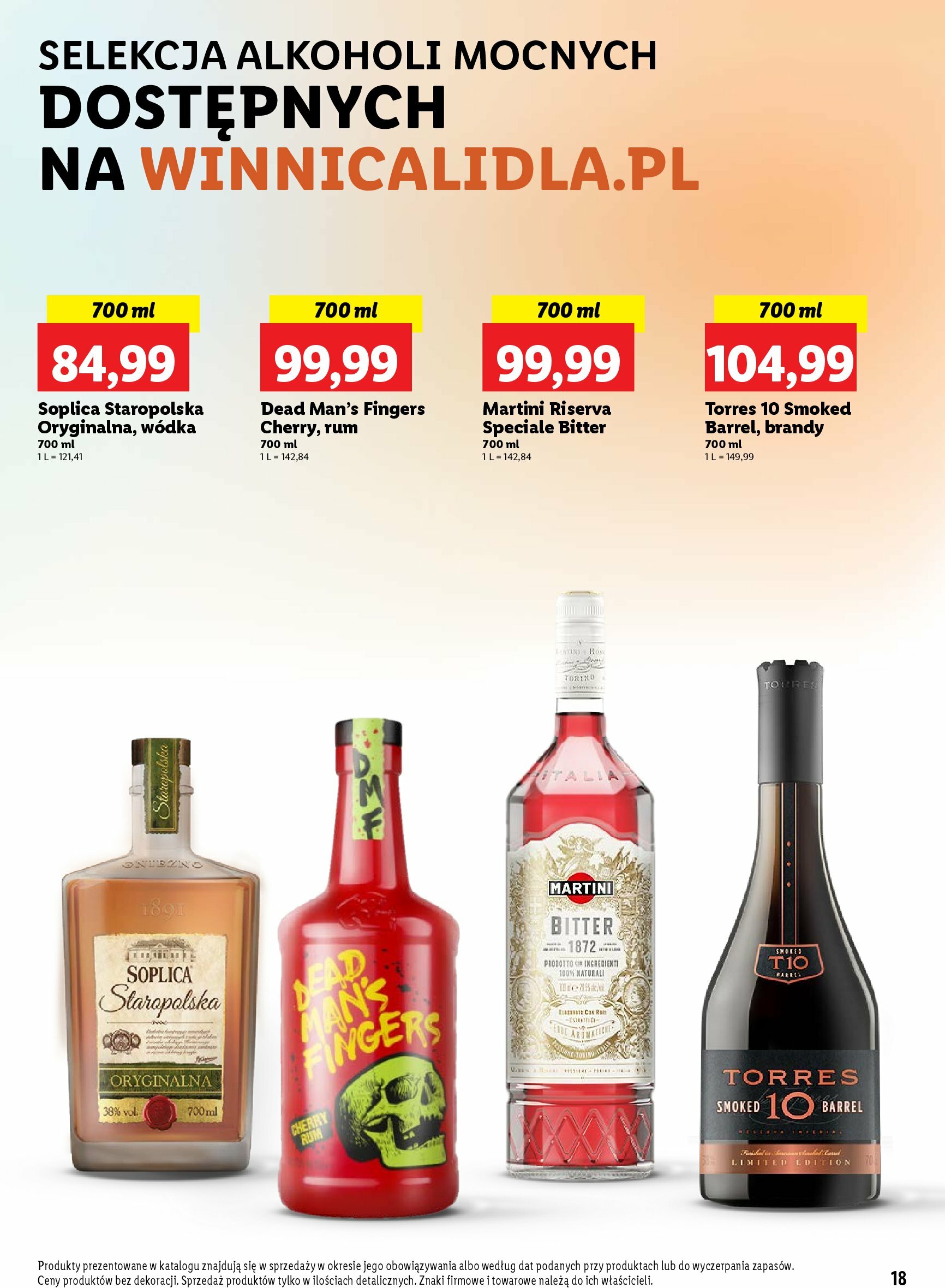 lidl - Gazetka Lidl - Katalog alkoholi mocnych - ważna od 25.08. do 20.09. - page: 18